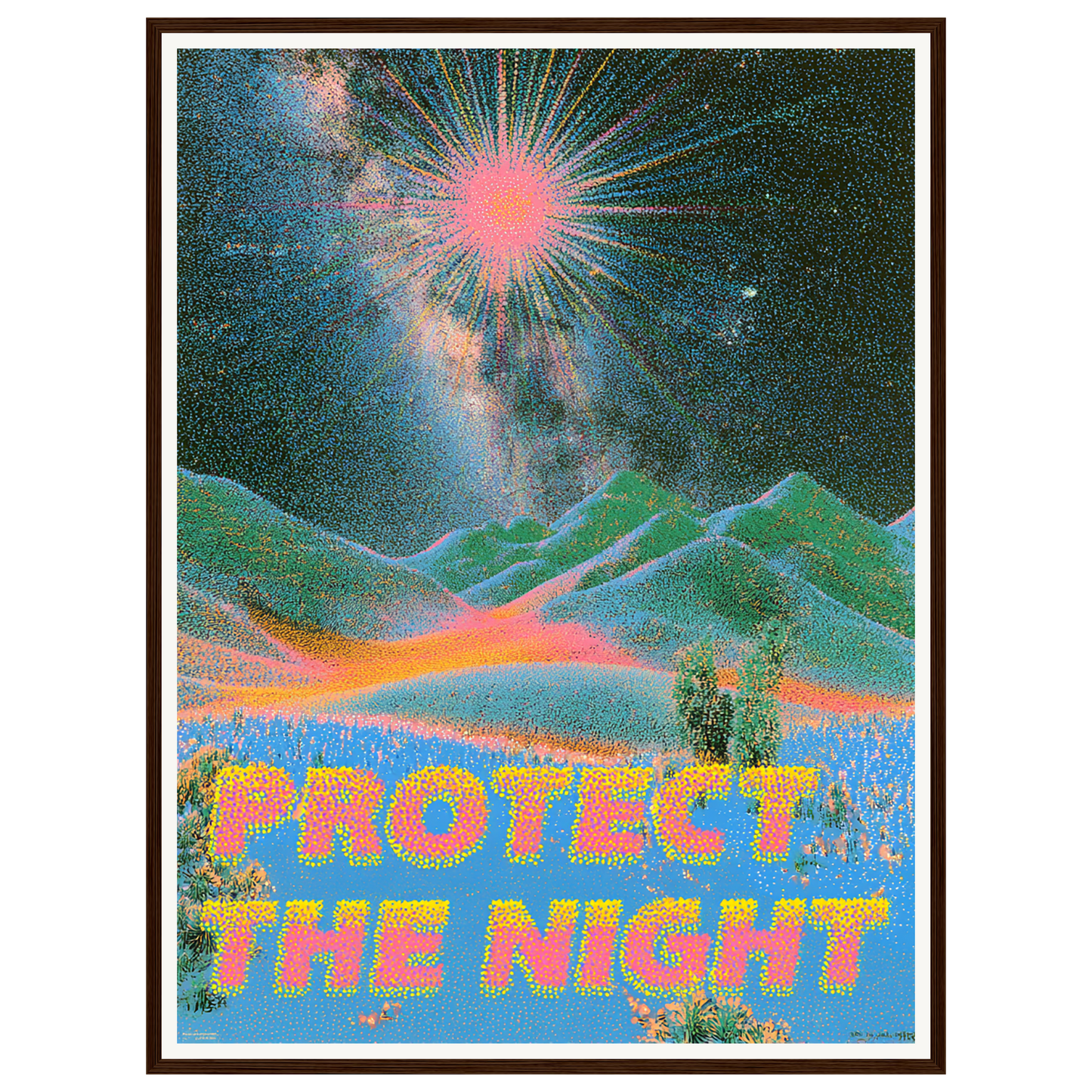 Northern Lights — s2_framed_dark_wood