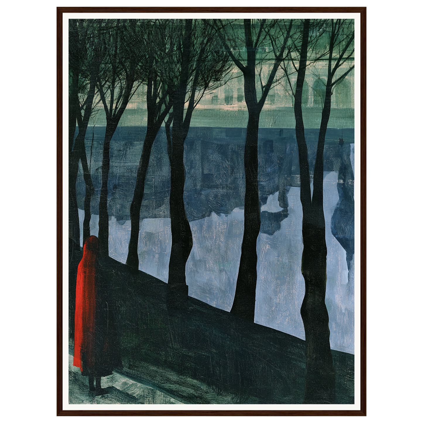Autumn Reflection — s2_framed_dark_wood