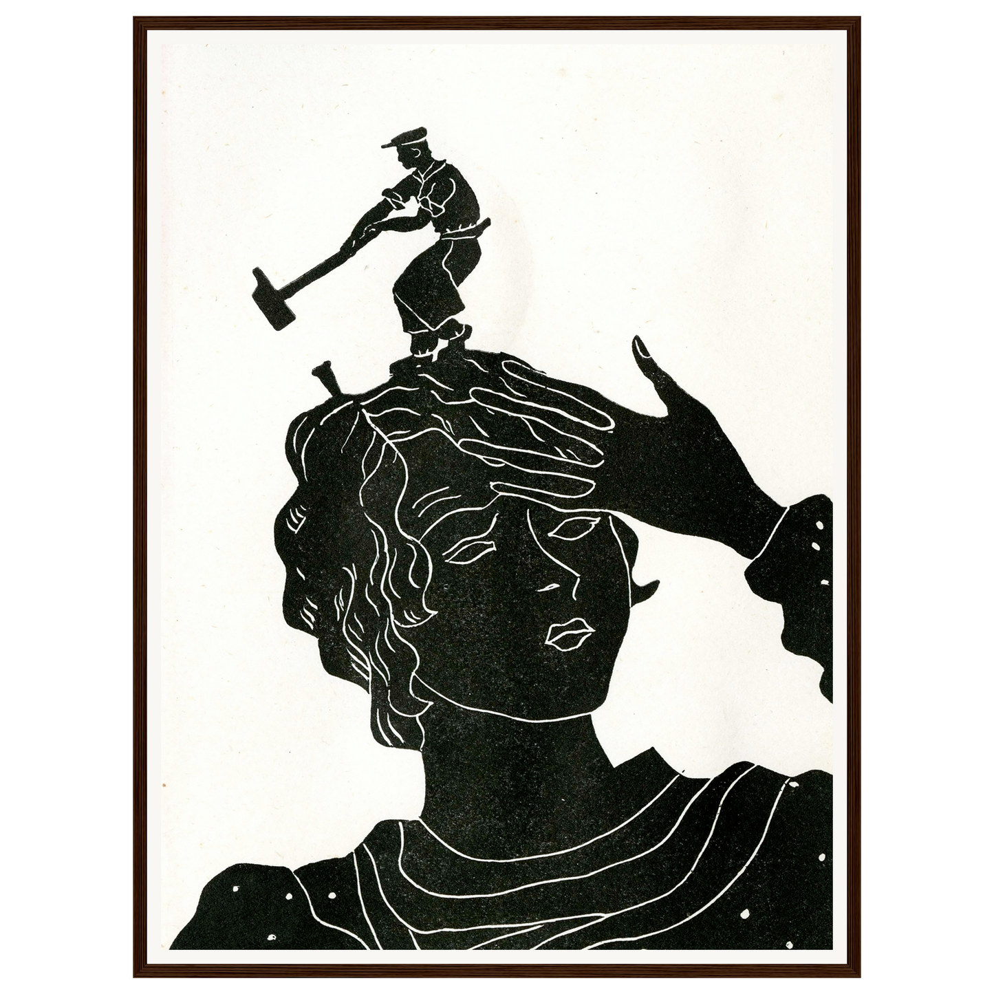 Restless Mind — s2_framed_dark_wood