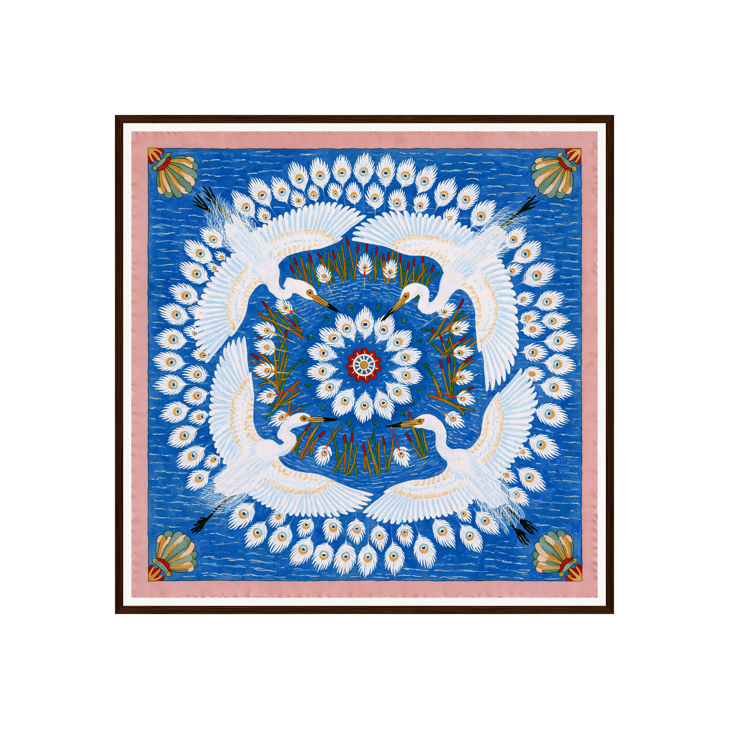 Royal Peacock — s2_framed_dark_wood