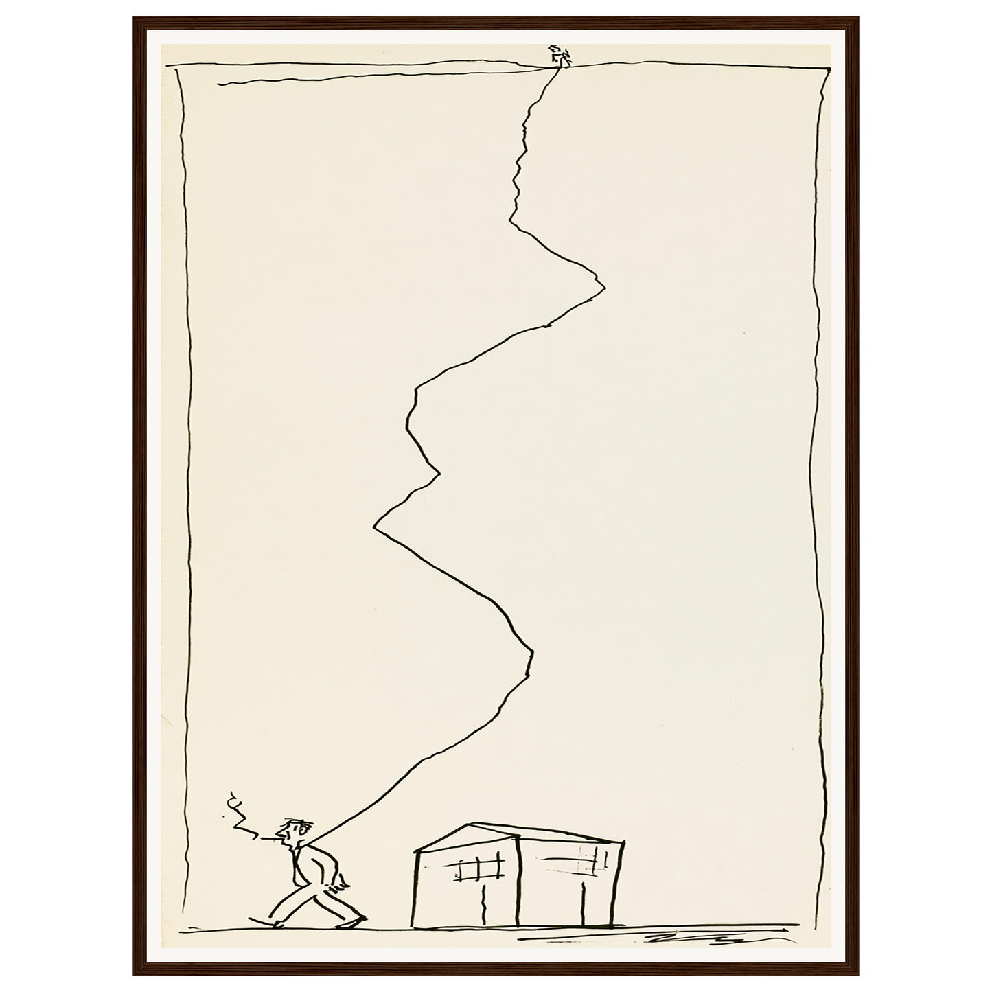 Quiet Return — s2_framed_dark_wood