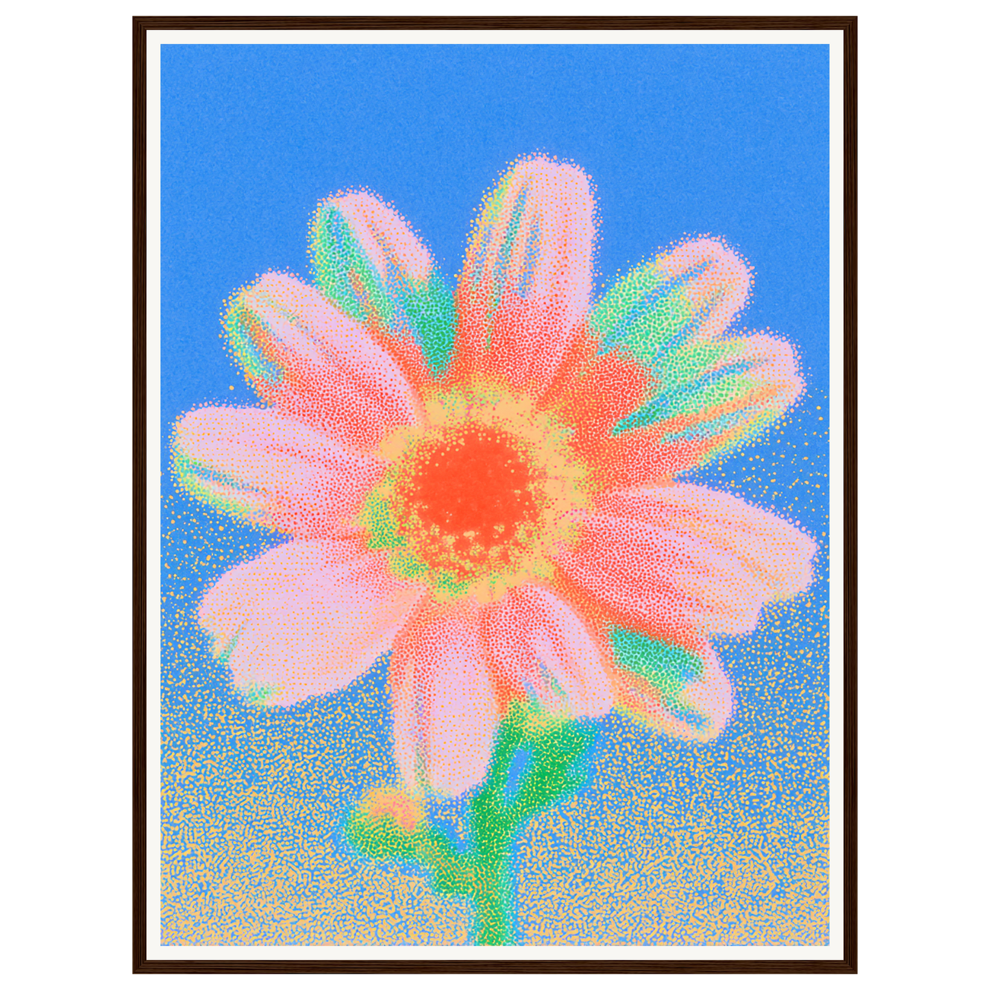 Soft Bloom — s2_framed_dark_wood