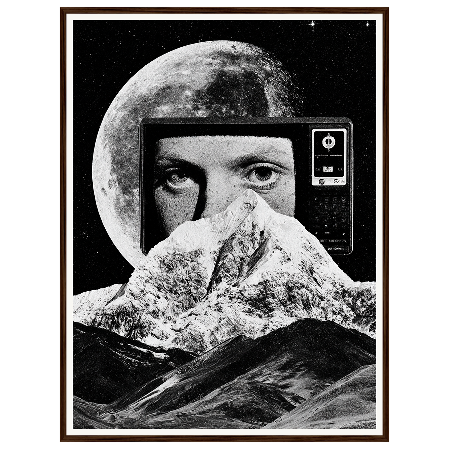 Distant Signal — s2_framed_dark_wood