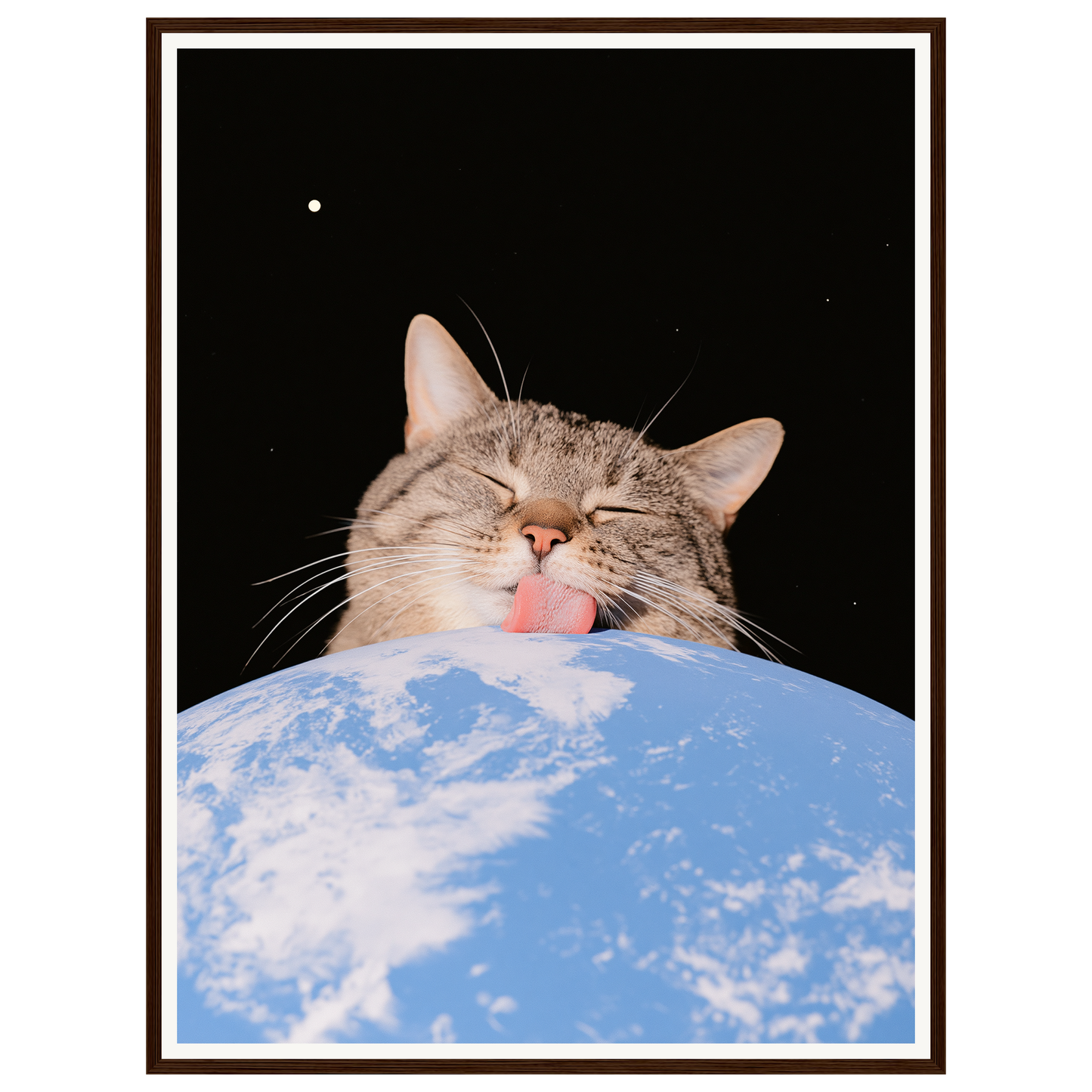 Cosmic Cuddle — s2_framed_dark_wood
