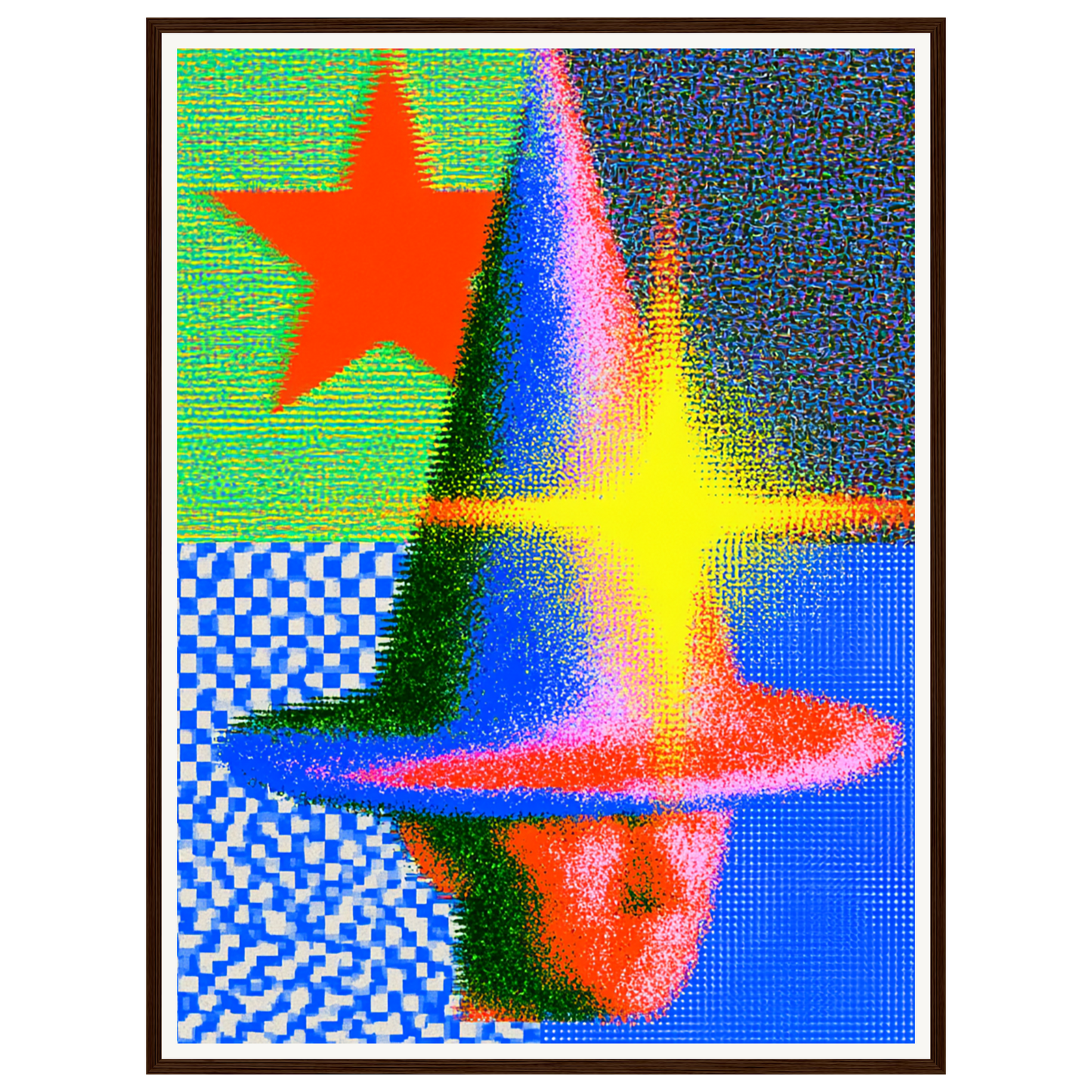 Fractured Signal — s2_framed_dark_wood