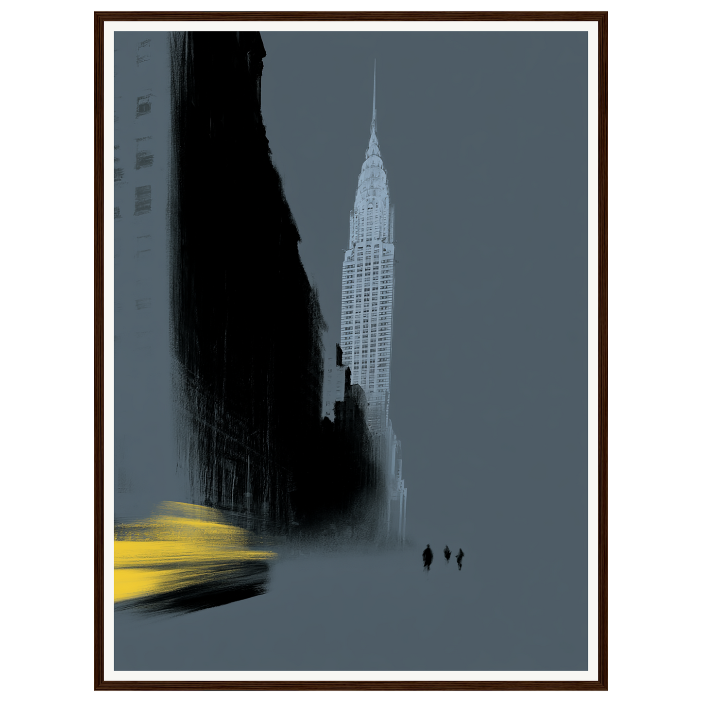 Yellow Cab — s2_framed_dark_wood