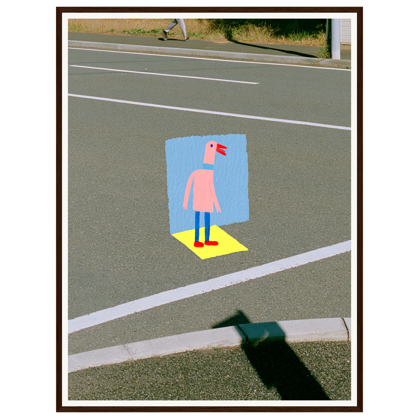 Little Traveler — s2_framed_dark_wood