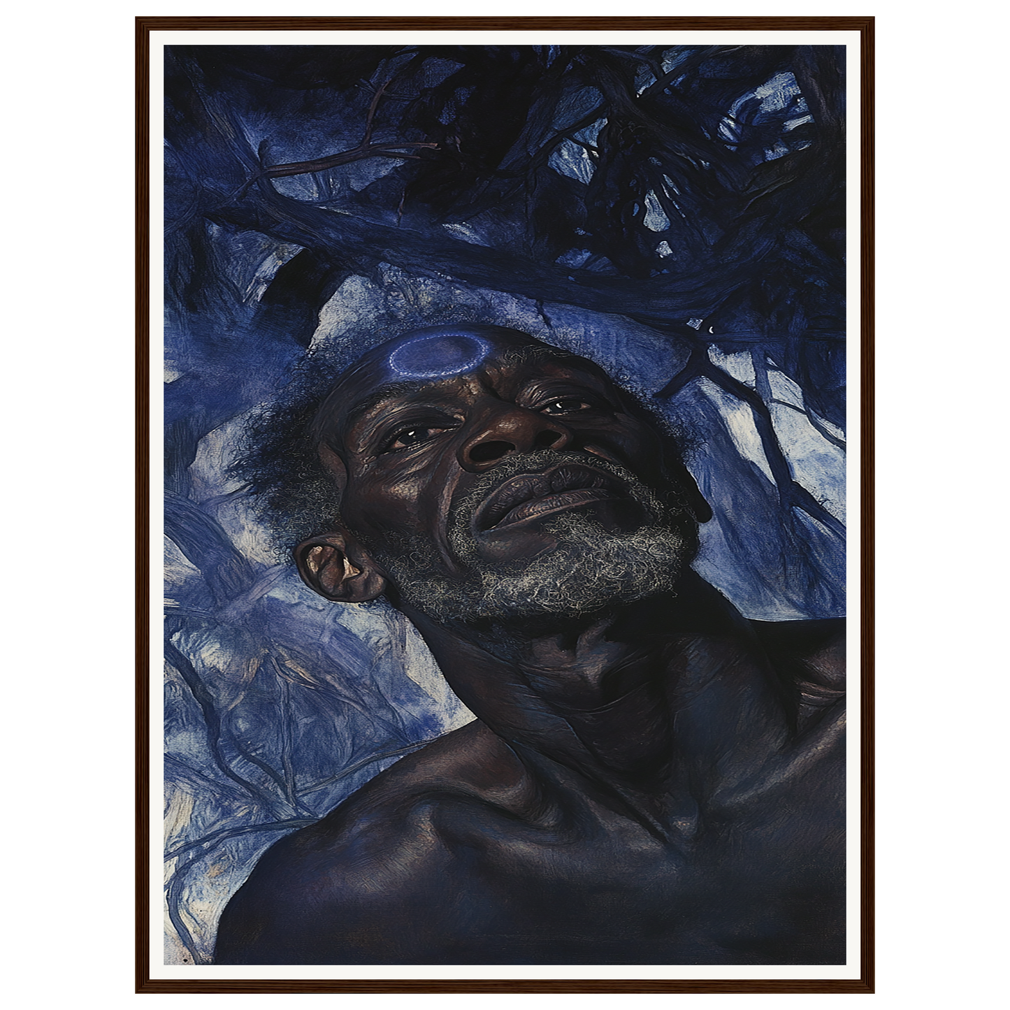 Quiet Prayer — s2_framed_dark_wood