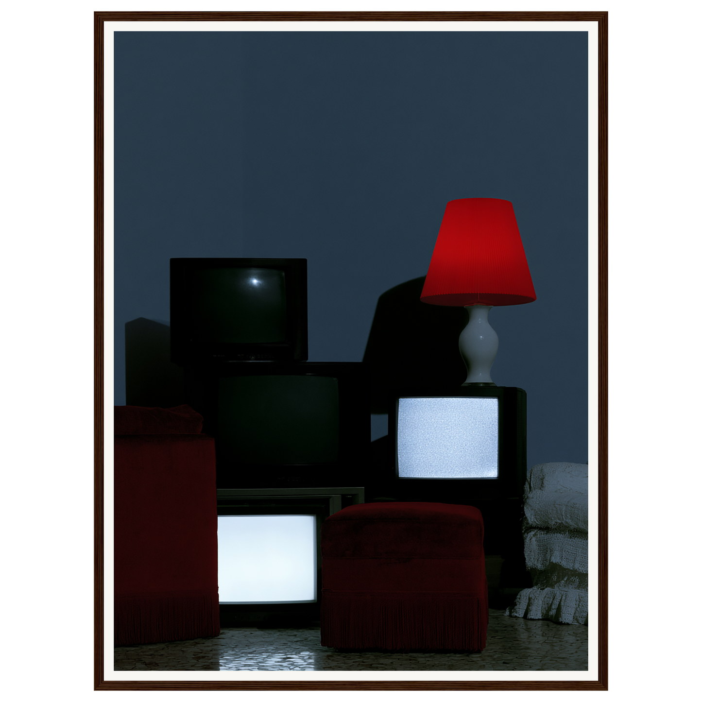 Late Night Static — s2_framed_dark_wood