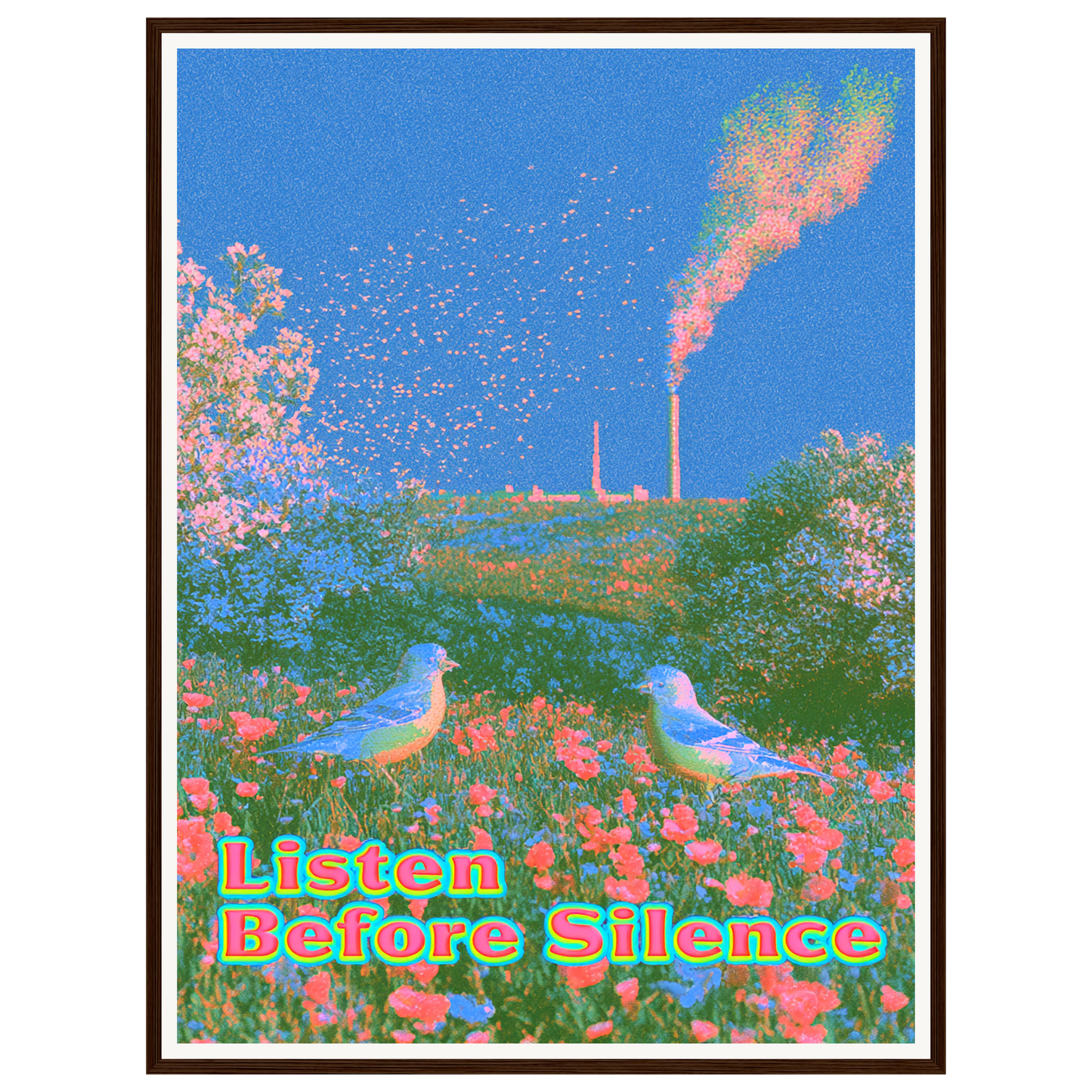 Quiet Bloom — s2_framed_dark_wood