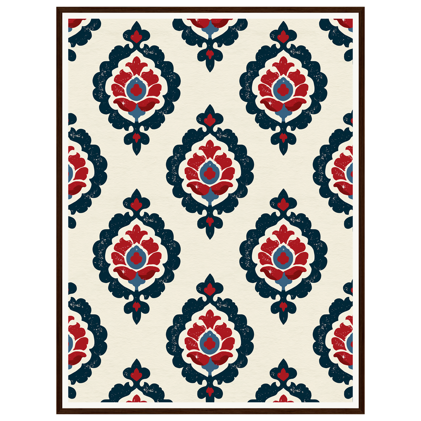 Royal Pattern — s2_framed_dark_wood