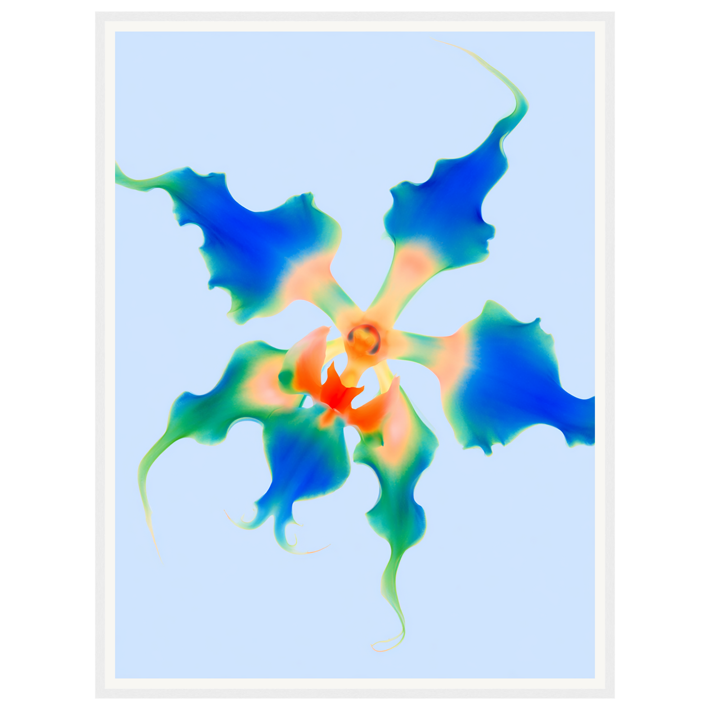 Ocean Bloom — s2_framed_white