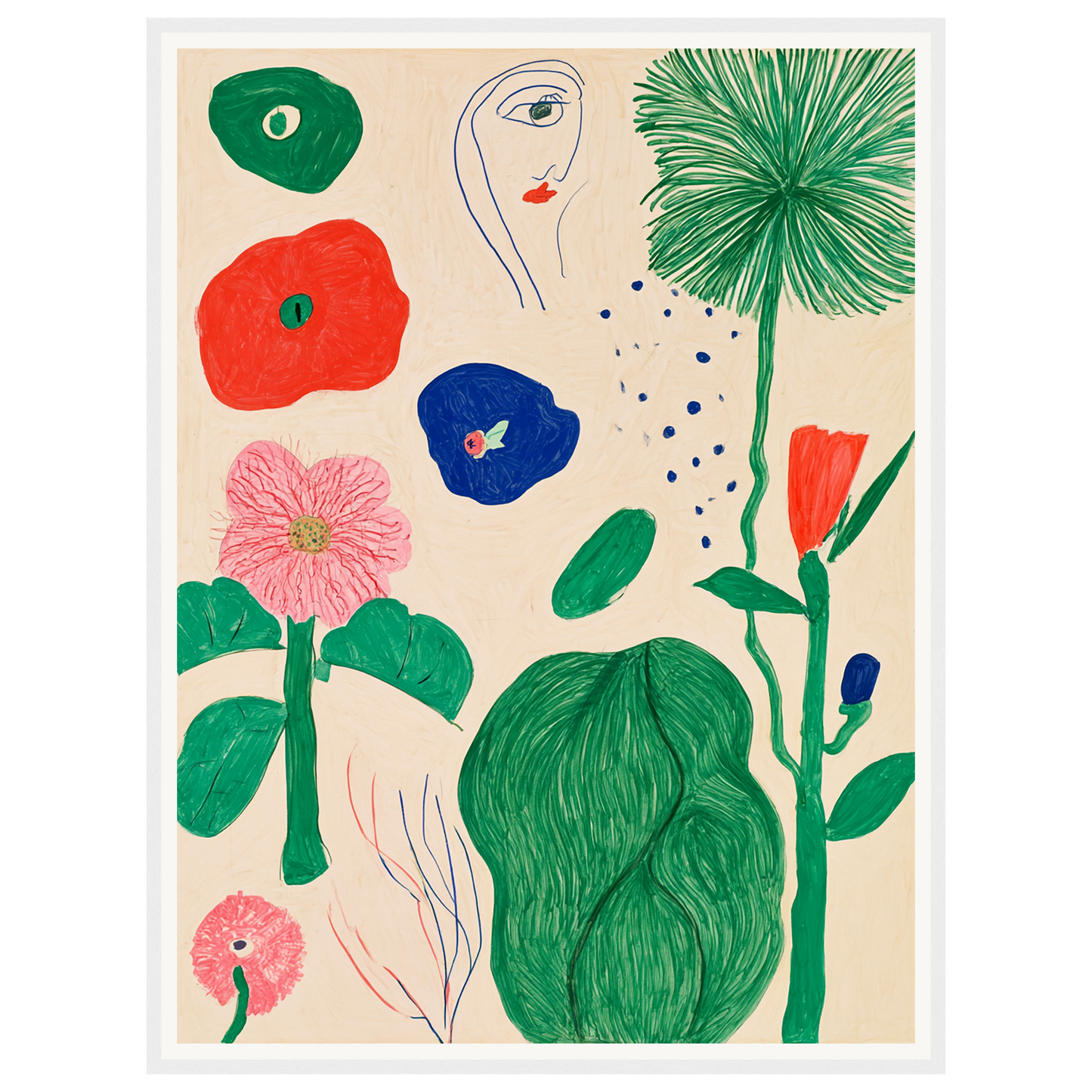 Garden Sketchbook — s2_framed_white