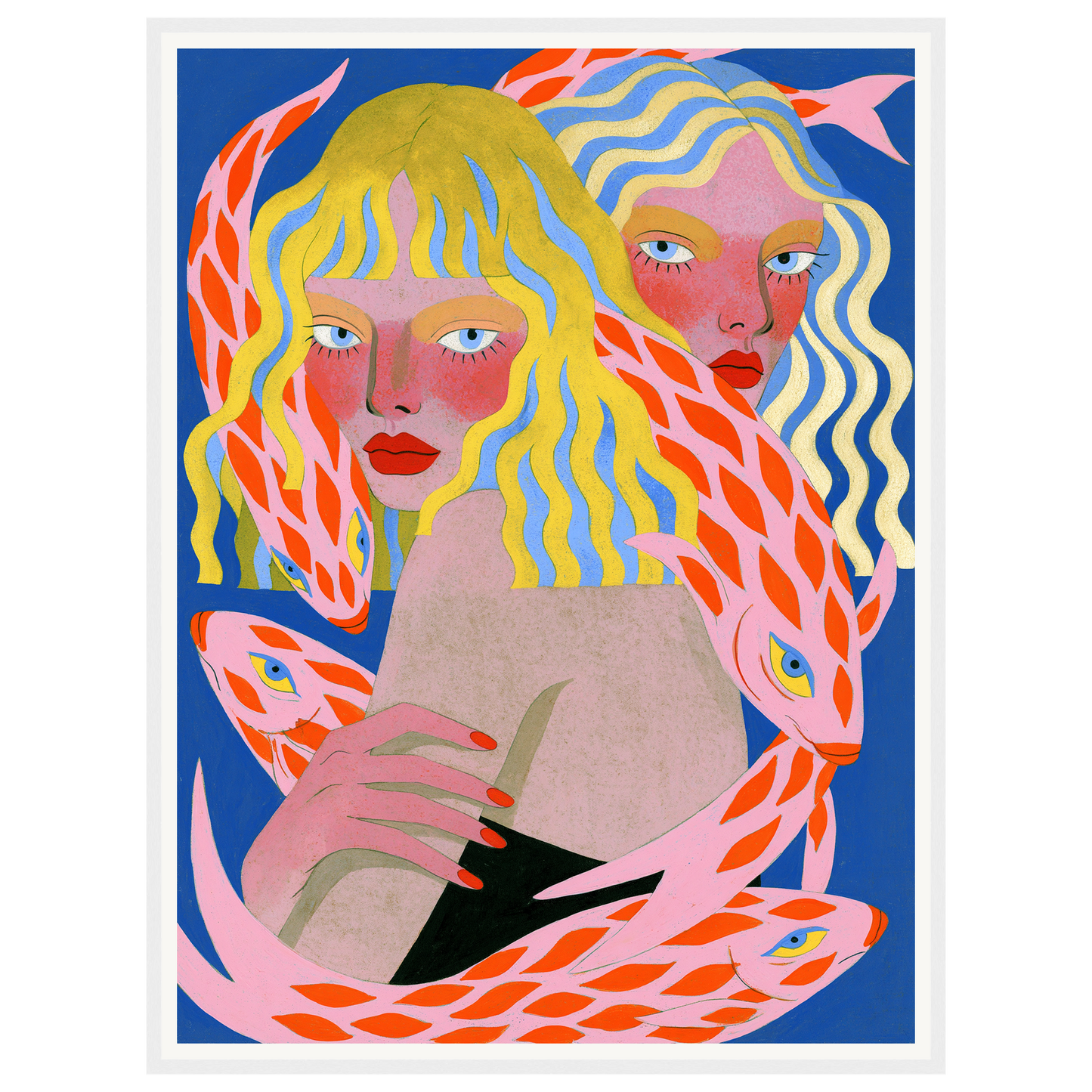 Sister Flame — s2_framed_white