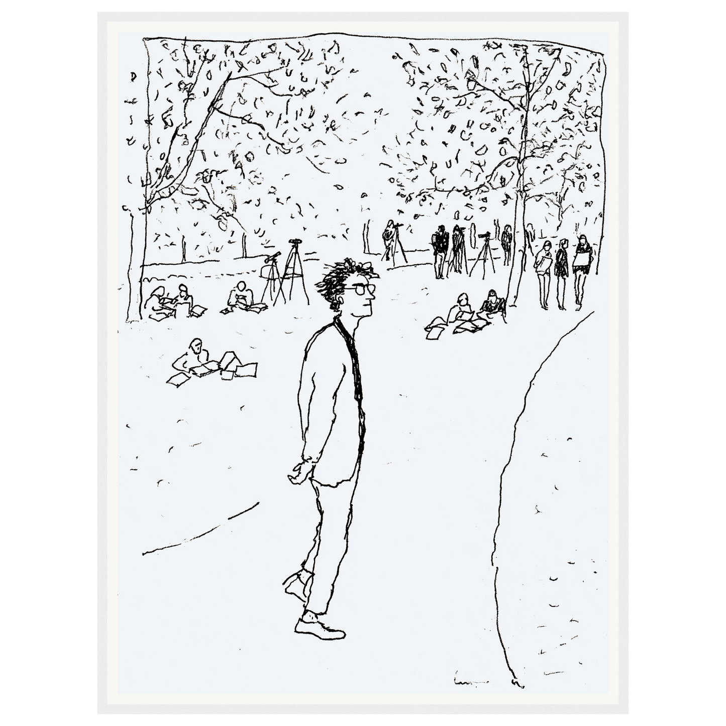 Quiet Park — s2_framed_white