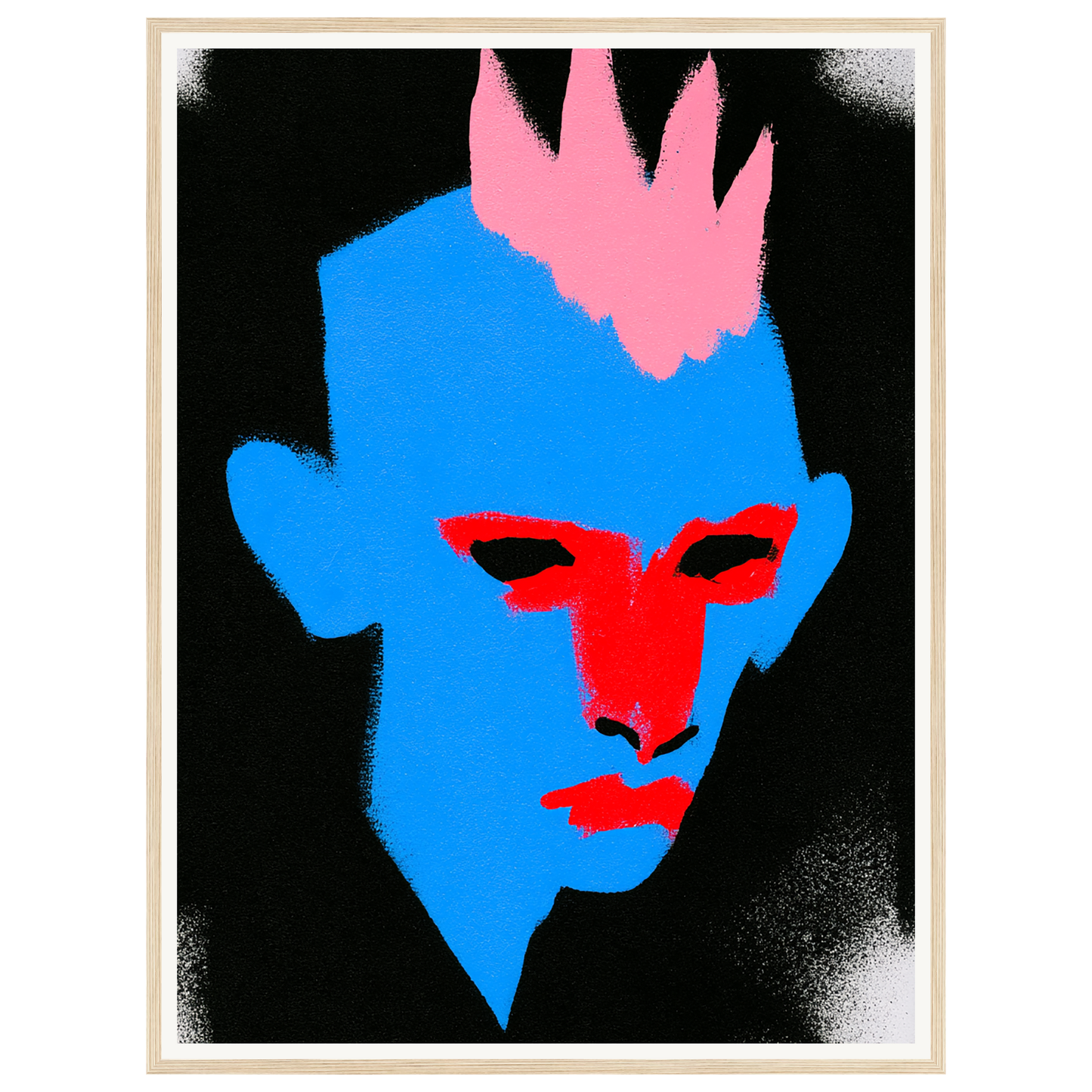 Punk Portrait — s2_framed_wood