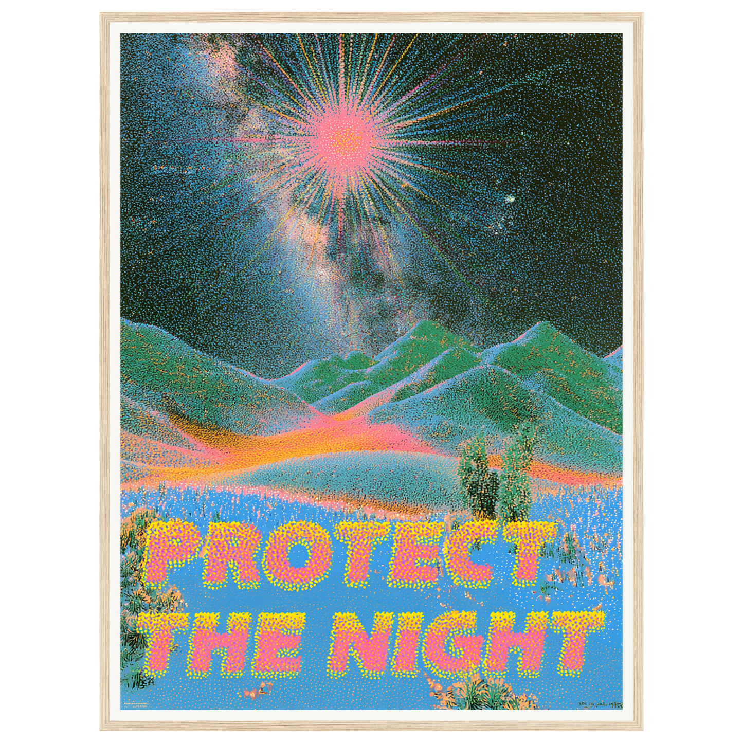Northern Lights — s2_framed_wood