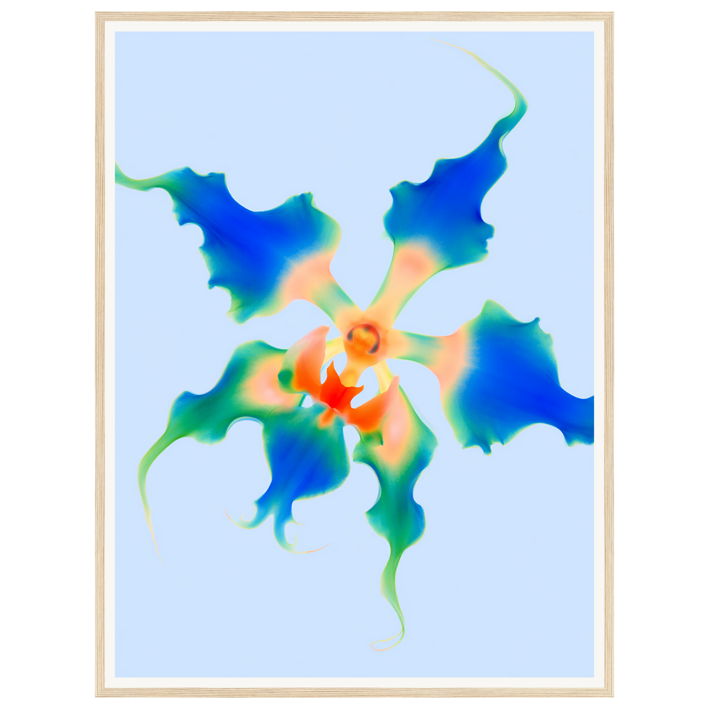 Ocean Bloom — s2_framed_wood