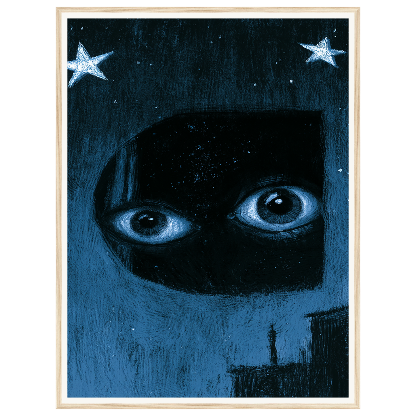 Quiet Watcher — s2_framed_wood