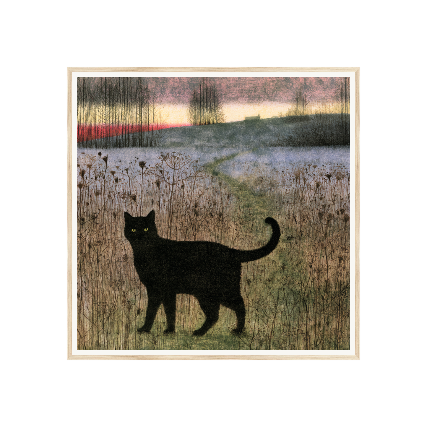 Evening Stroll — s2_framed_wood