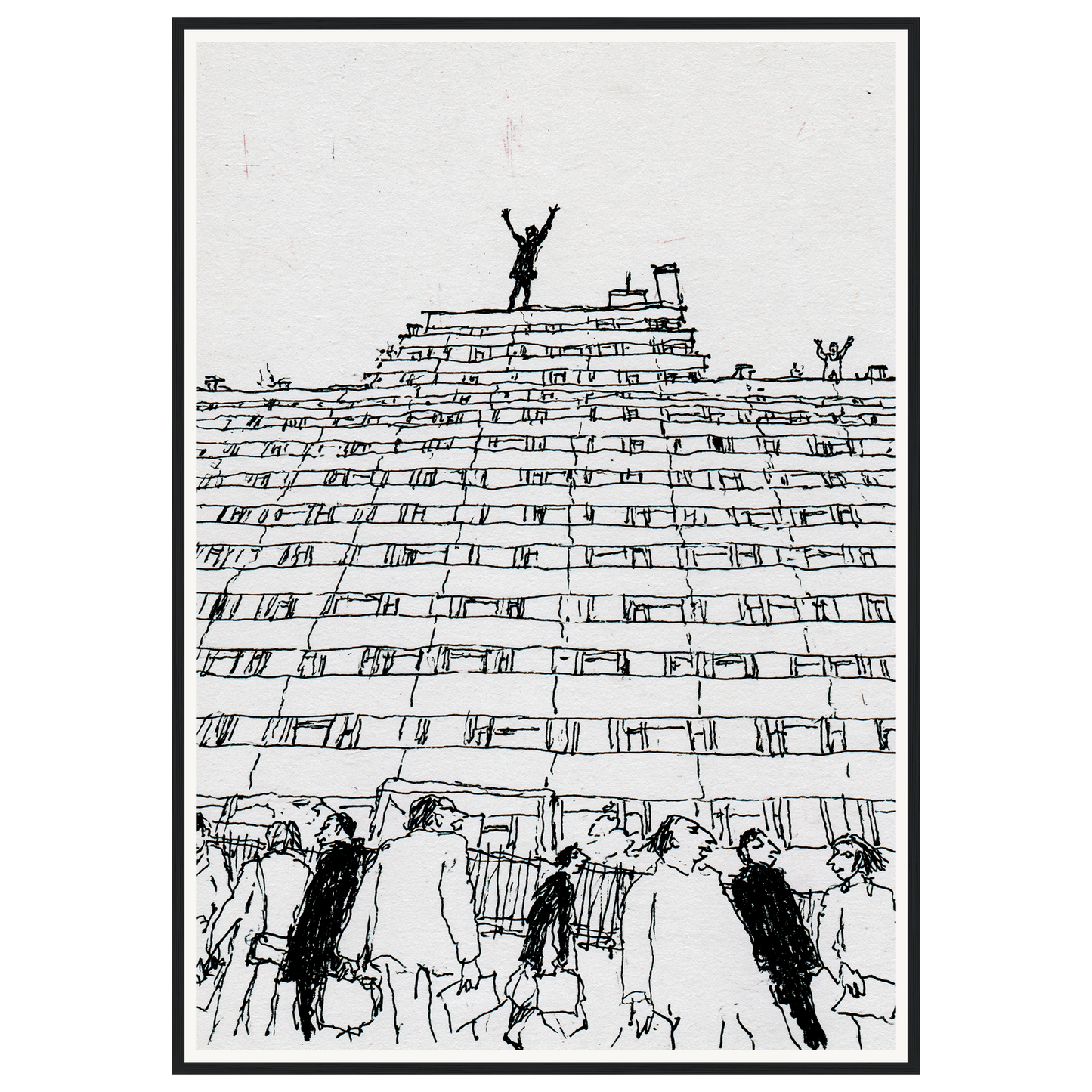Long Climb — s3_framed_black