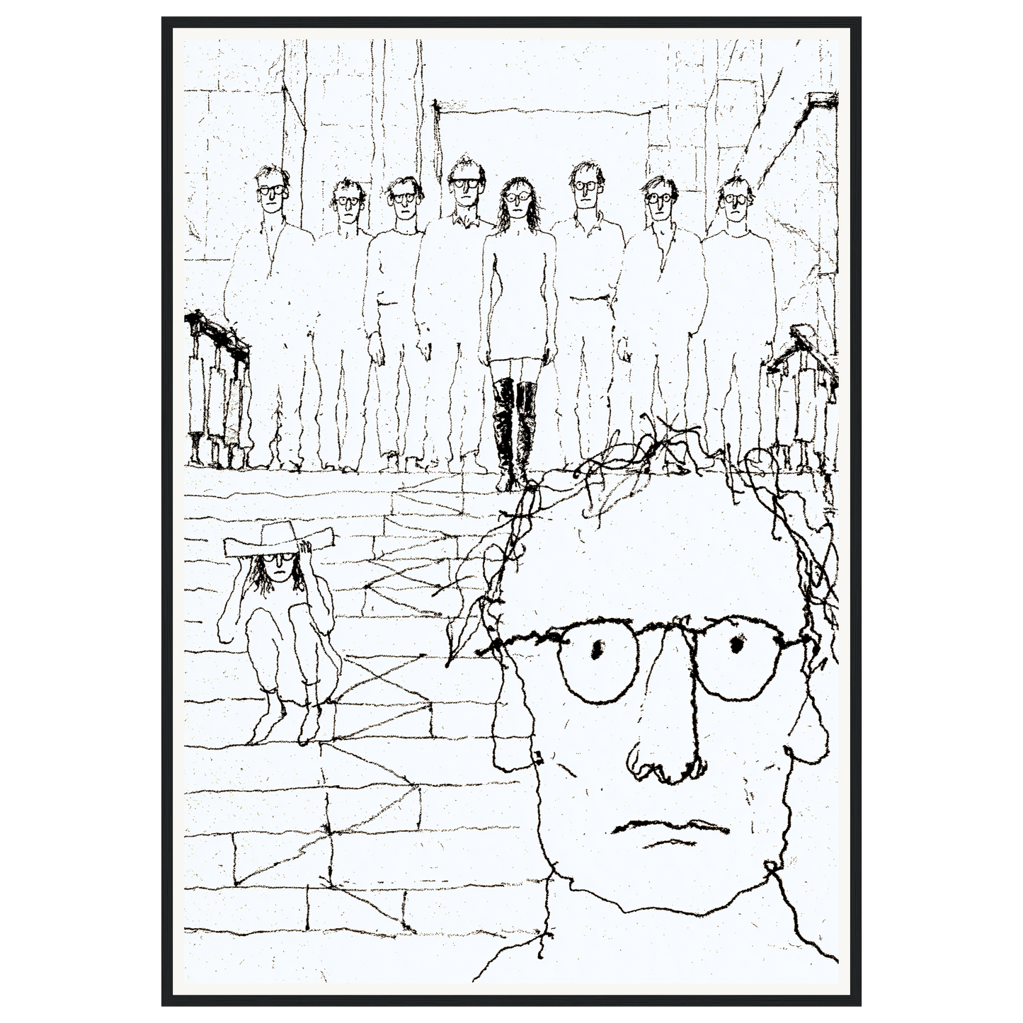 Familiar Faces — s3_framed_black