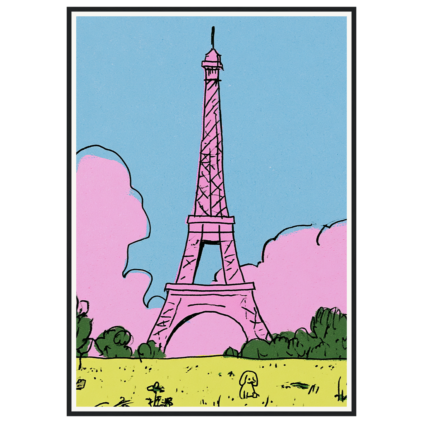City Dream — s3_framed_black