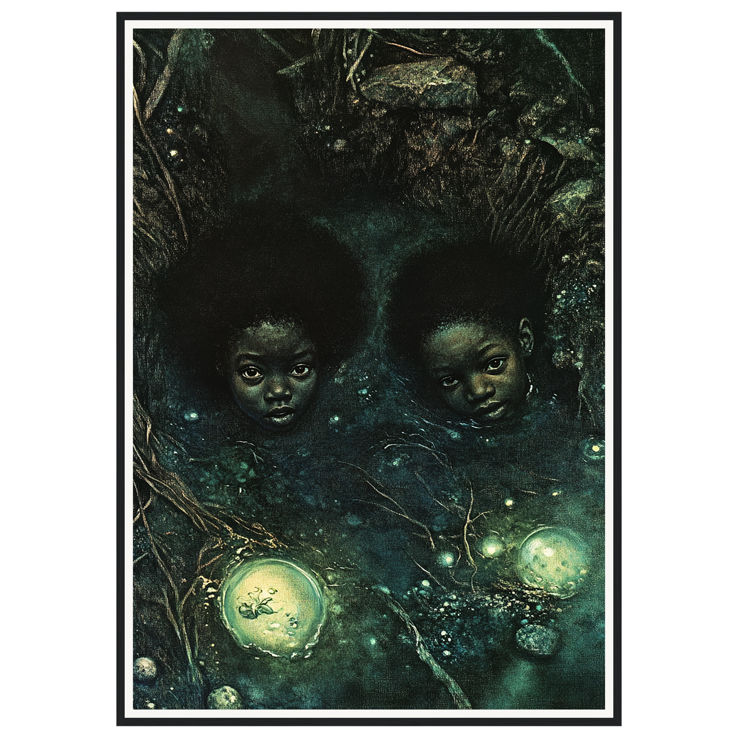 Hidden Spirits — s3_framed_black