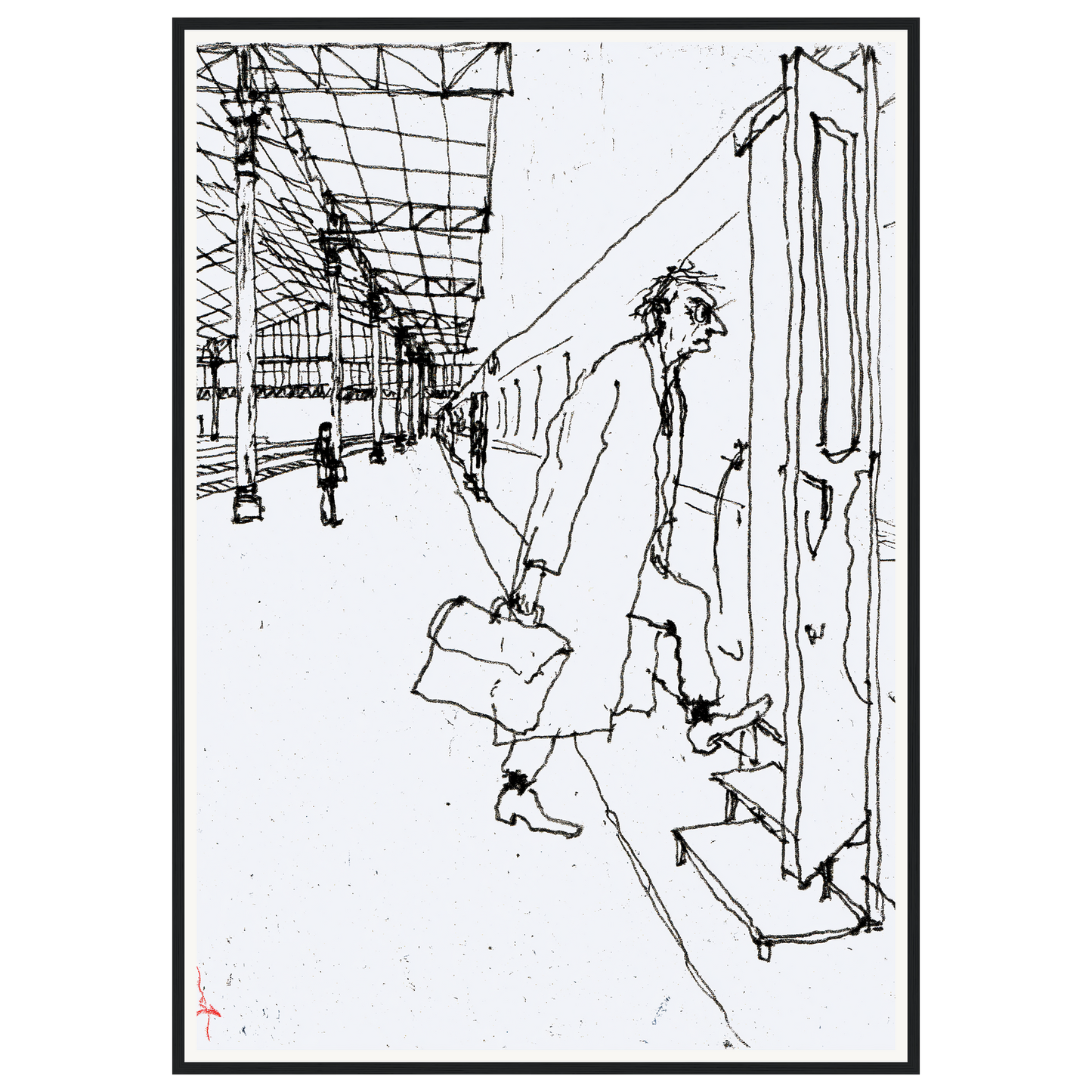 Morning Rush — s3_framed_black
