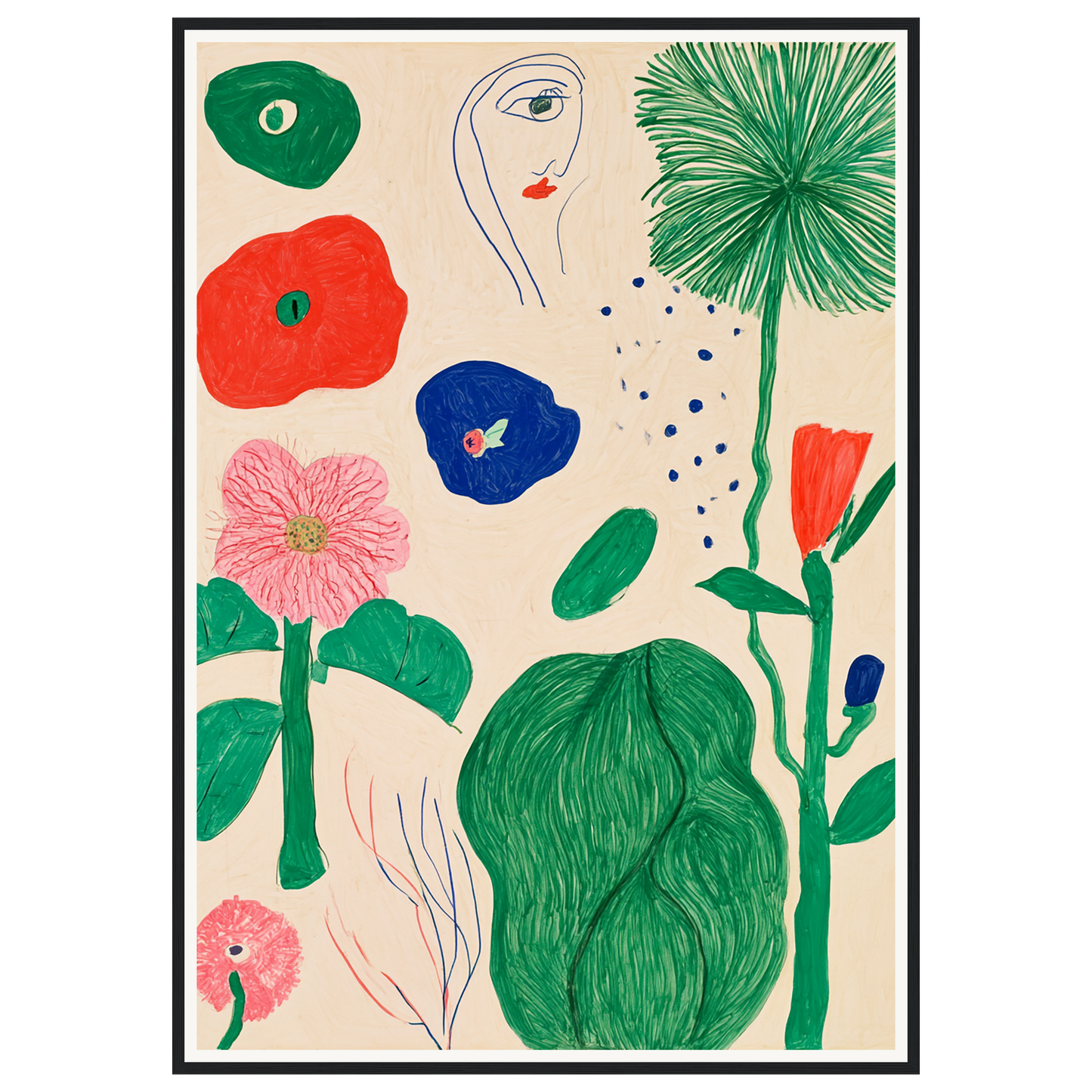 Garden Sketchbook — s3_framed_black
