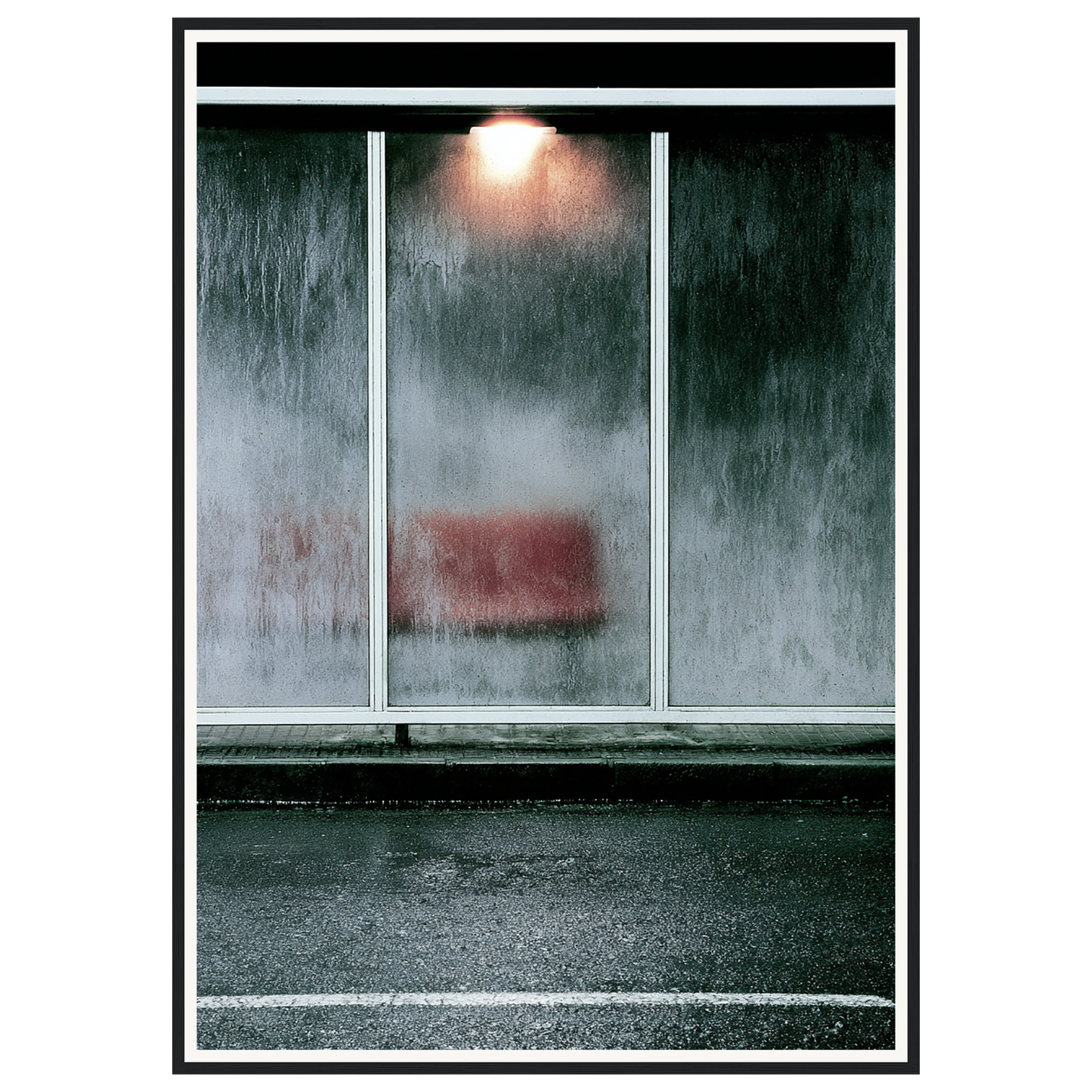 Rainy Window — s3_framed_black