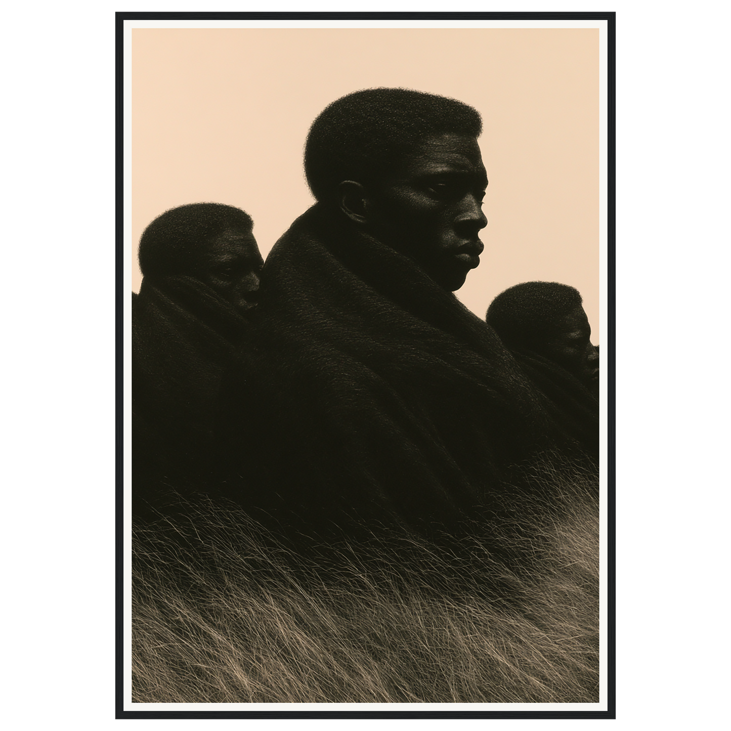 Silent Gathering — s3_framed_black