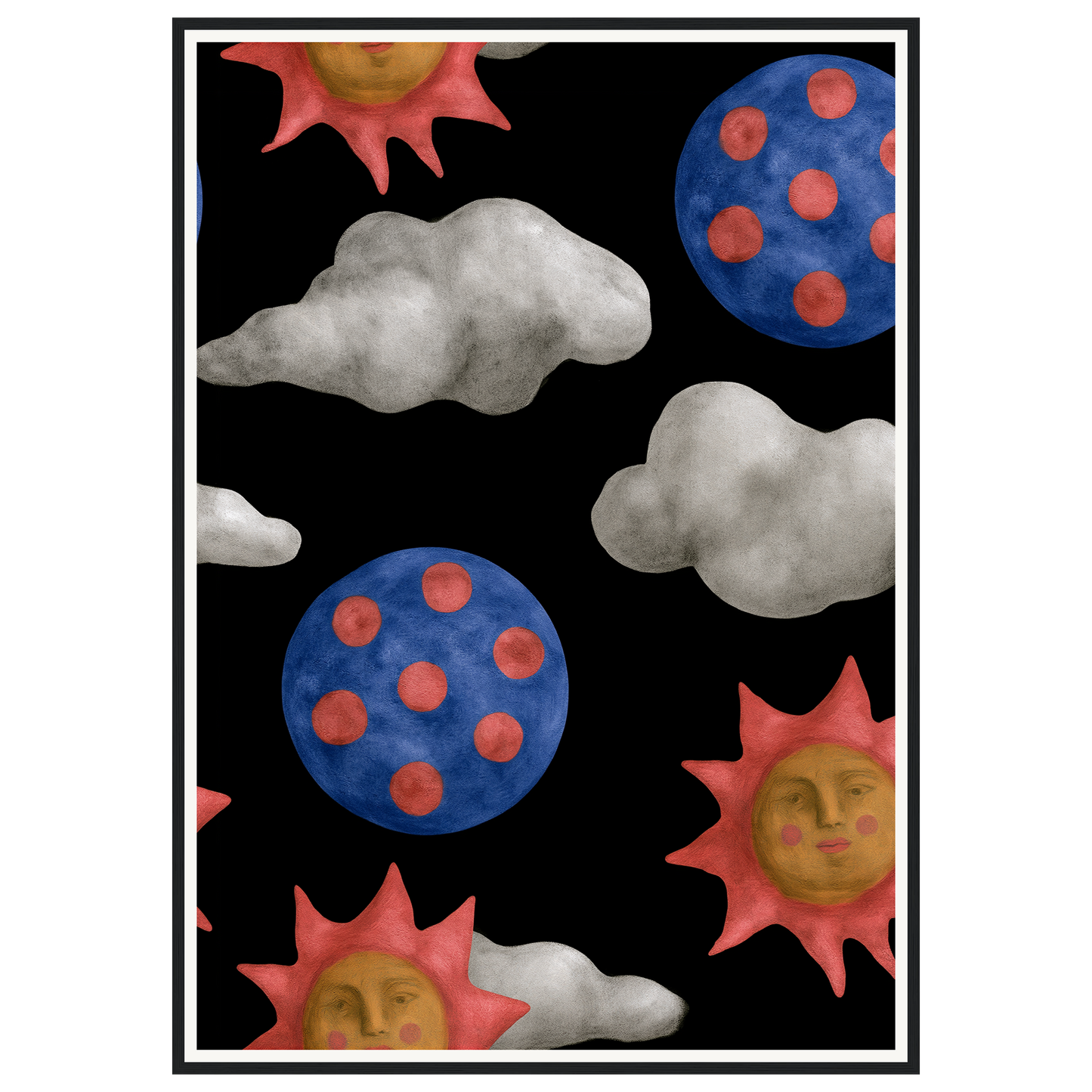 Night Sky — s3_framed_black