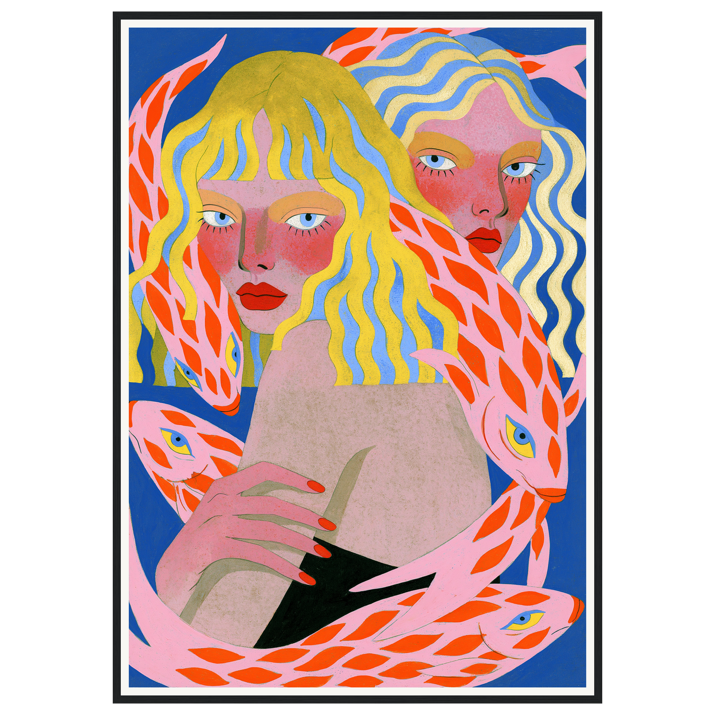 Sister Flame — s3_framed_black