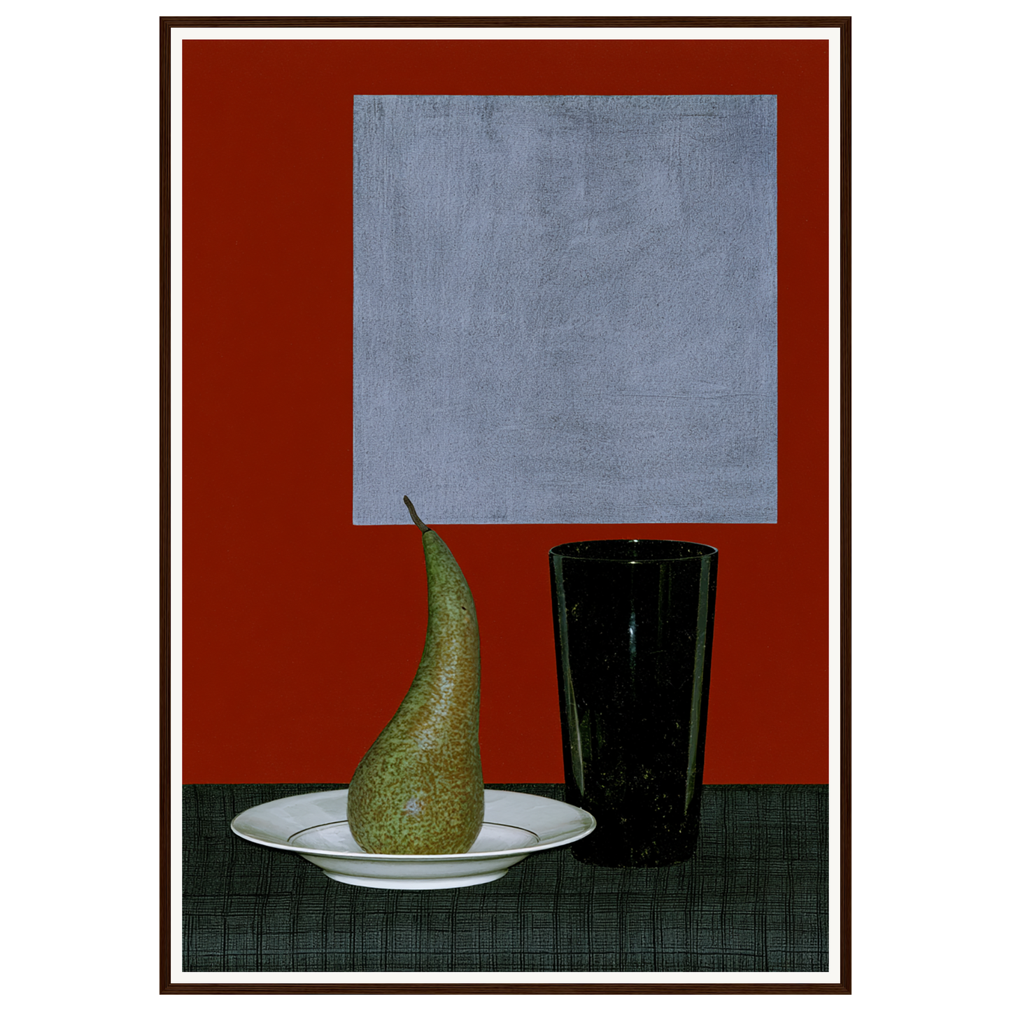 Still Life Pear — s3_framed_dark_wood