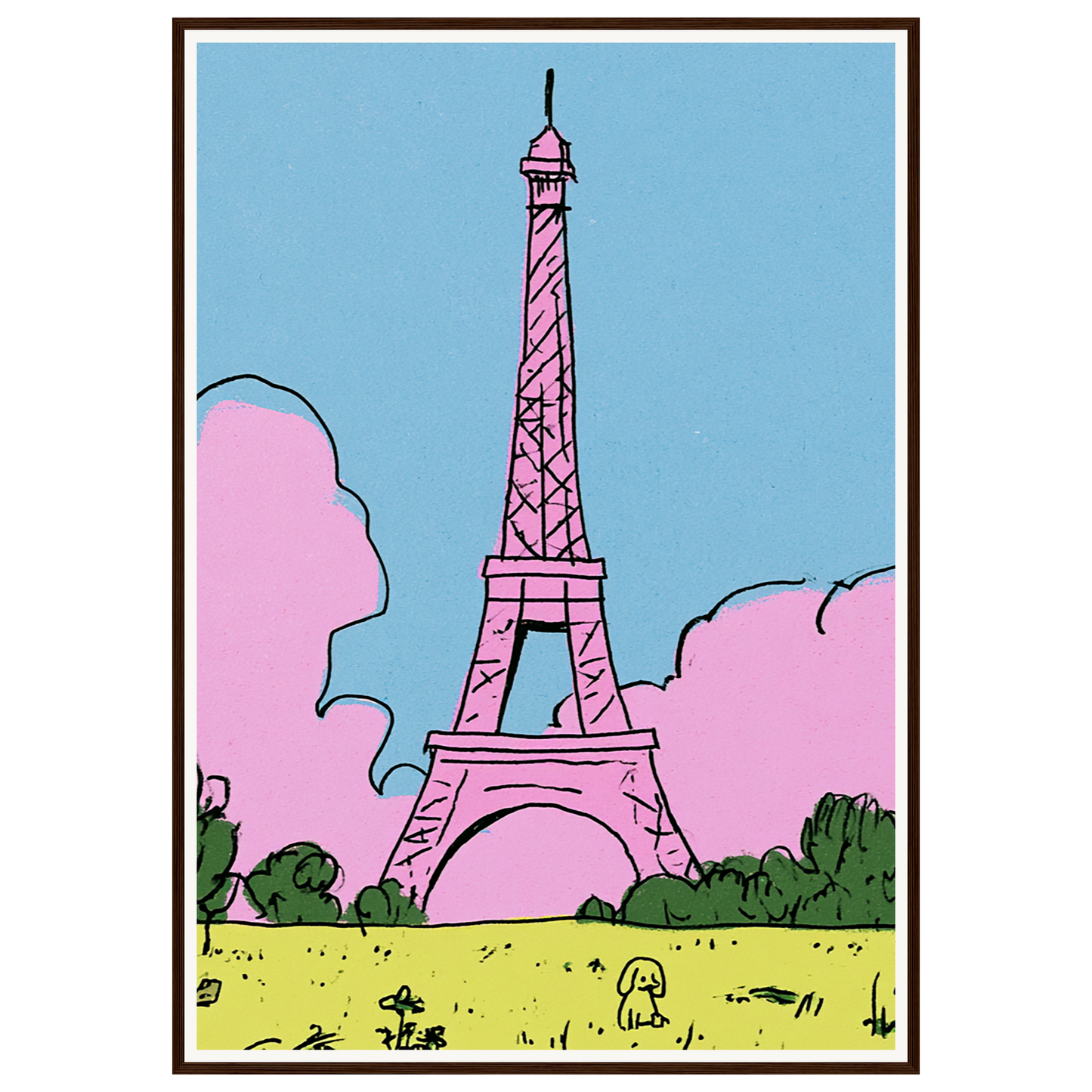 City Dream — s3_framed_dark_wood