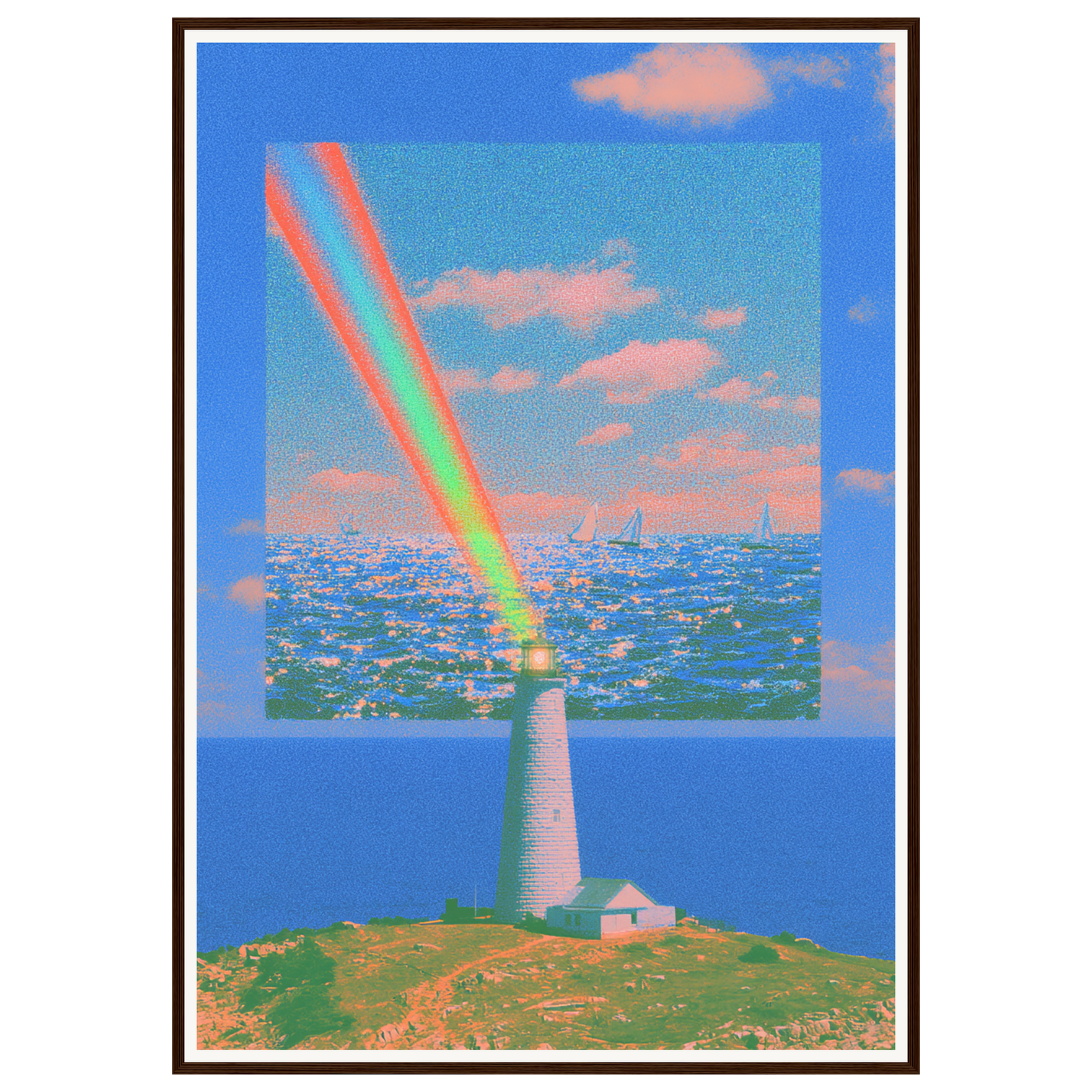 Coastal Dream — s3_framed_dark_wood