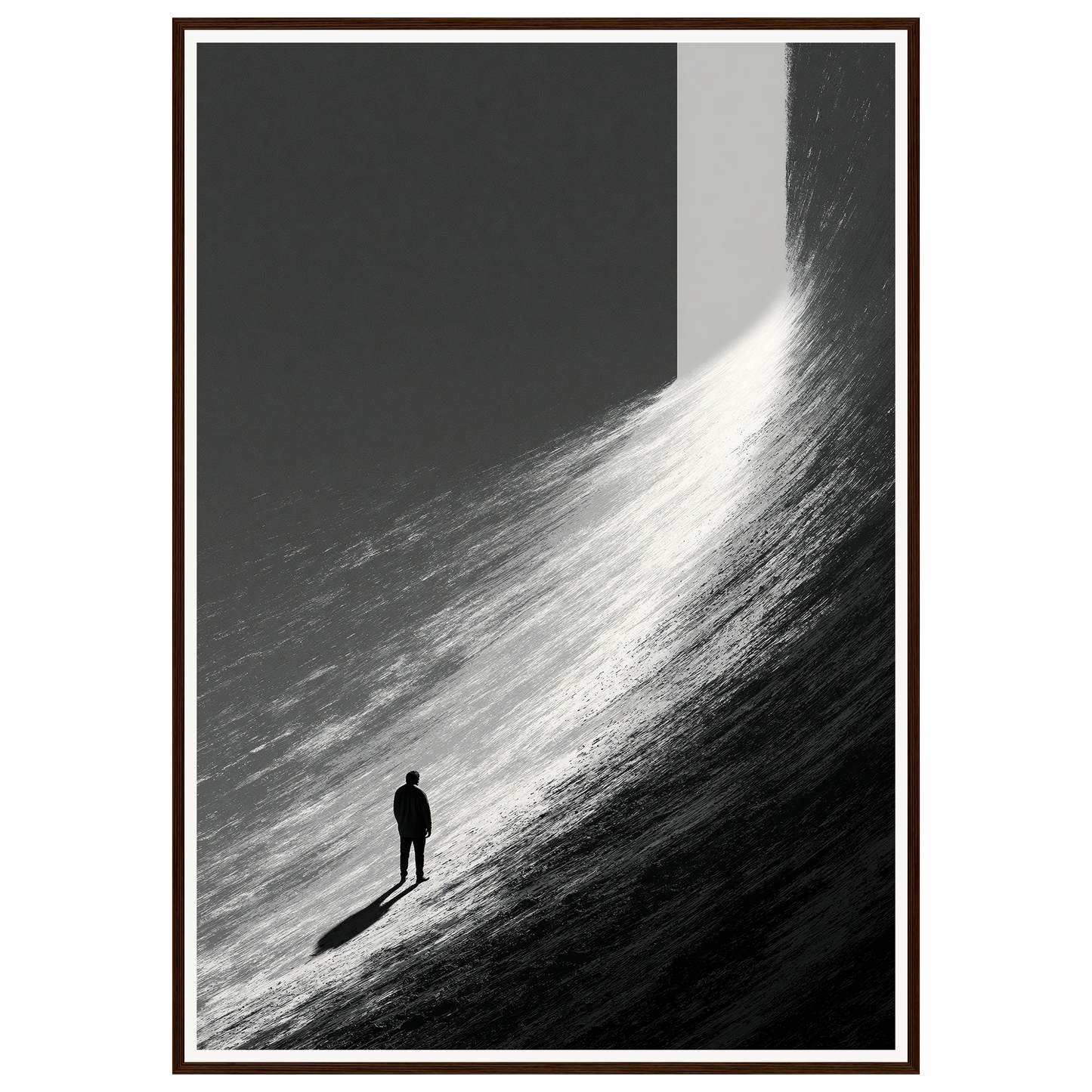 Silent Journey — s3_framed_dark_wood