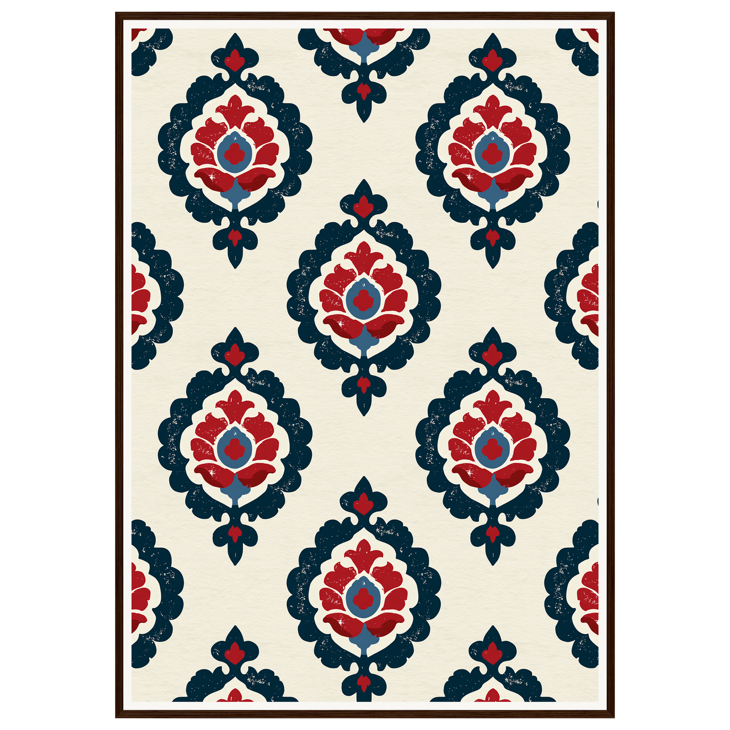 Royal Pattern — s3_framed_dark_wood