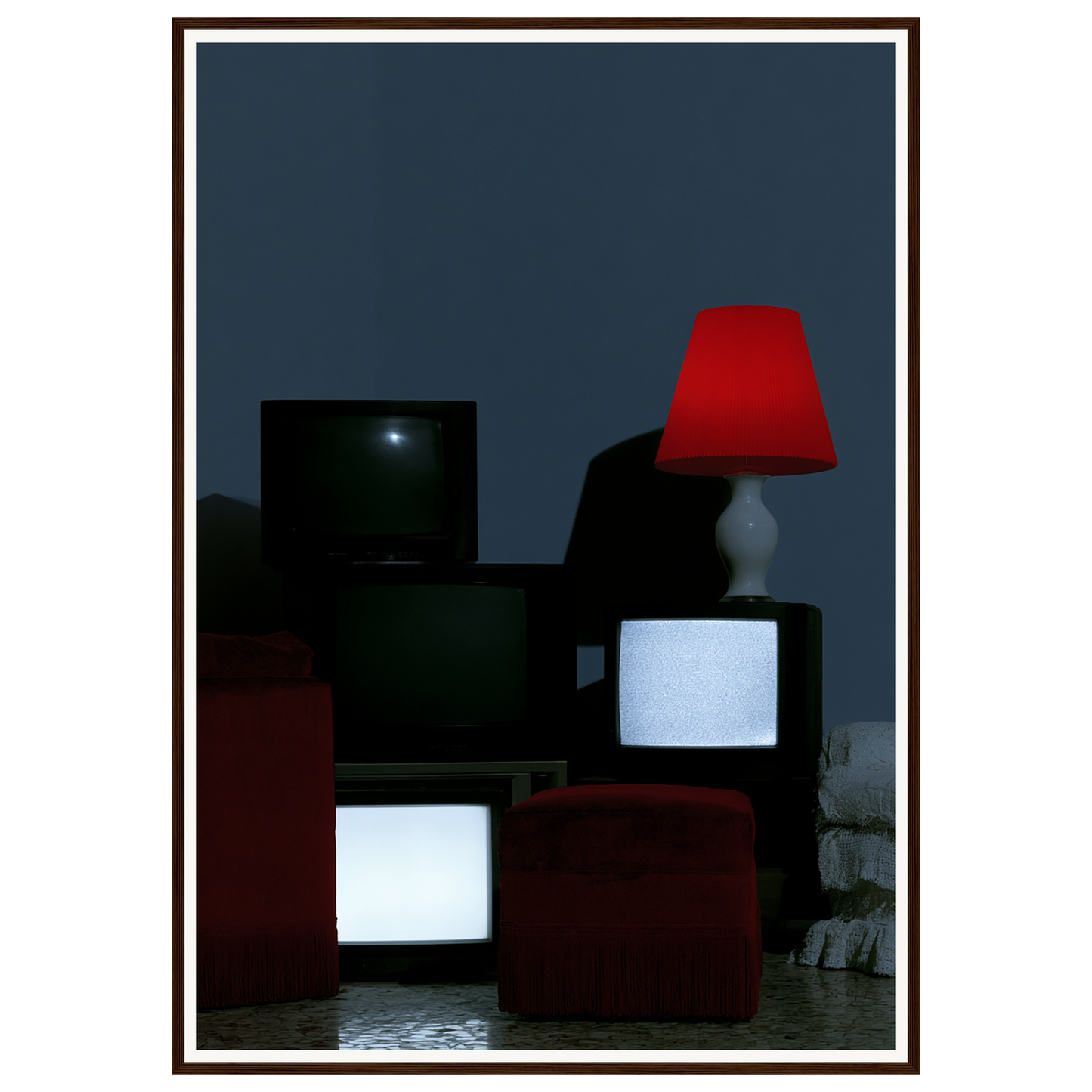 Late Night Static — s3_framed_dark_wood