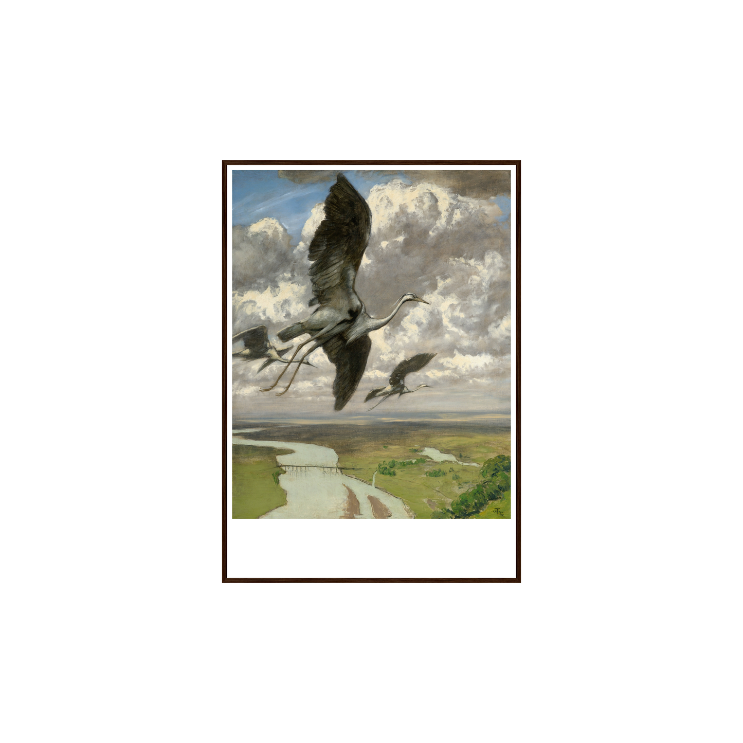 707009ansdl — s3_framed_dark_wood