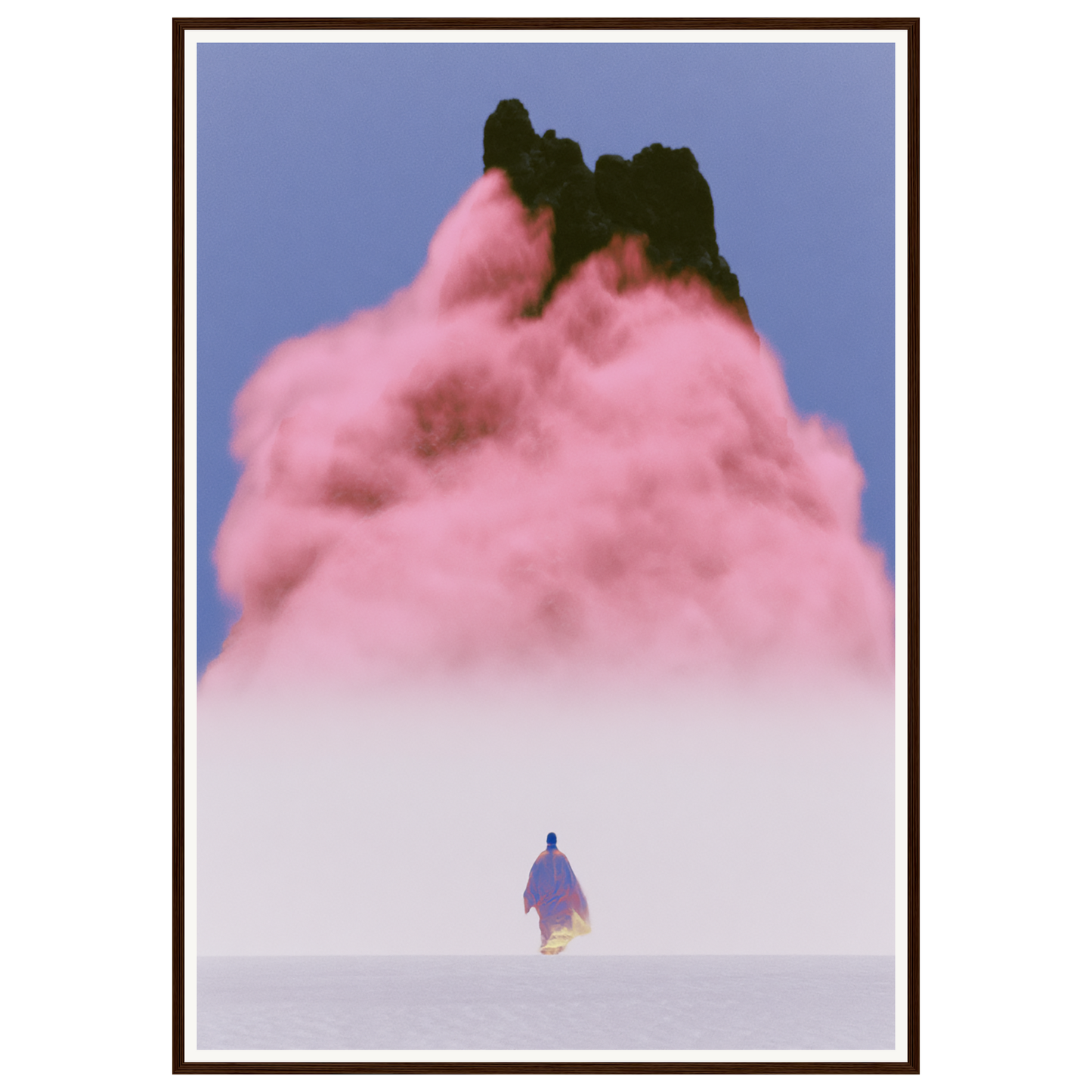 Distant Horizon — s3_framed_dark_wood
