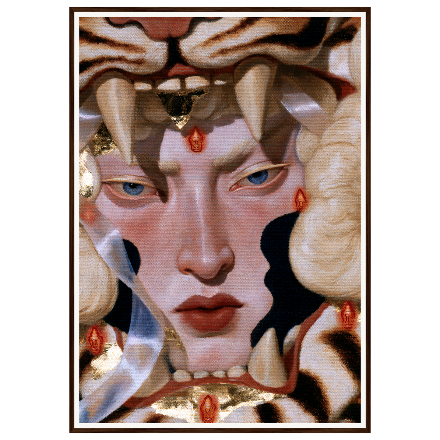 Fierce Queen — s3_framed_dark_wood