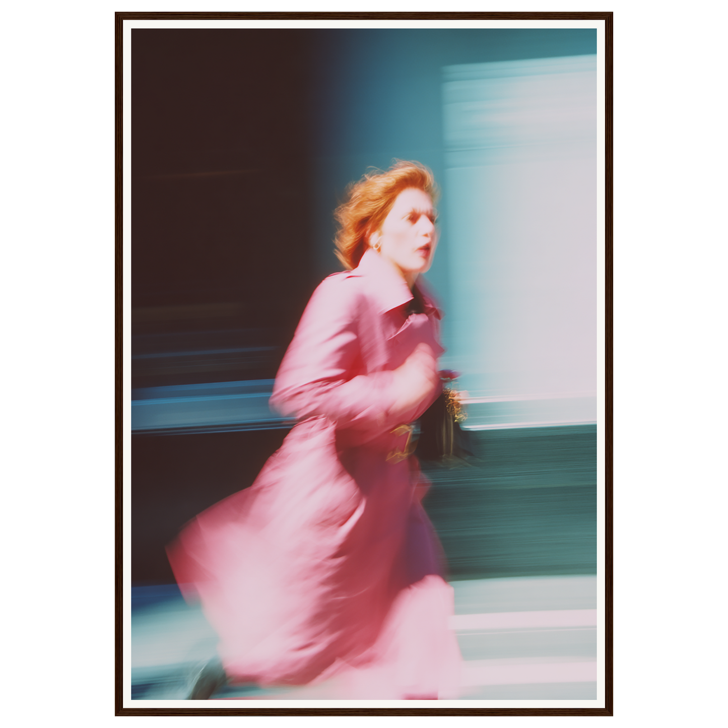 Running Late — s3_framed_dark_wood