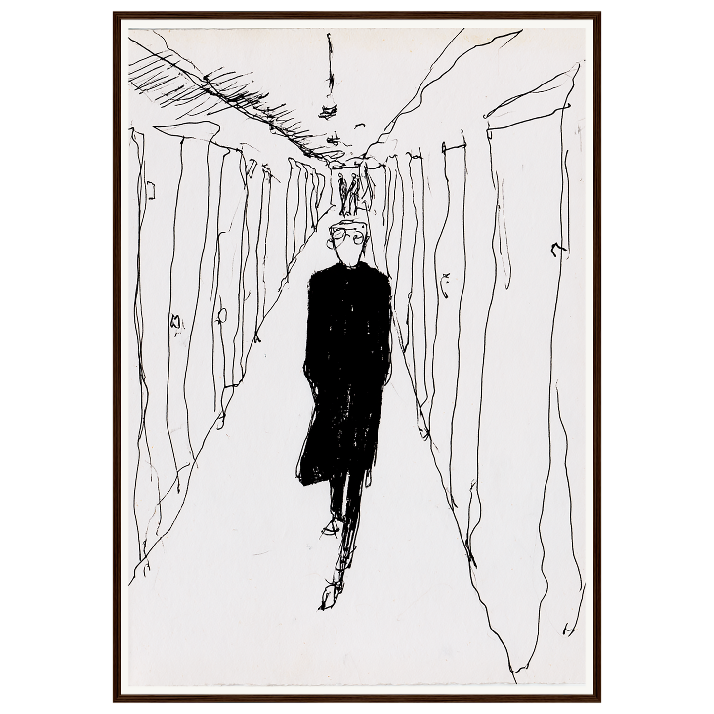 Grand Exit — s3_framed_dark_wood
