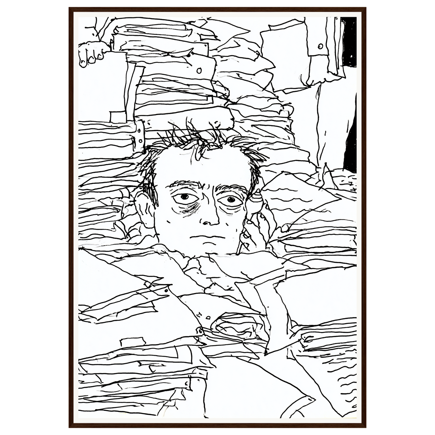 Busy Mind — s3_framed_dark_wood