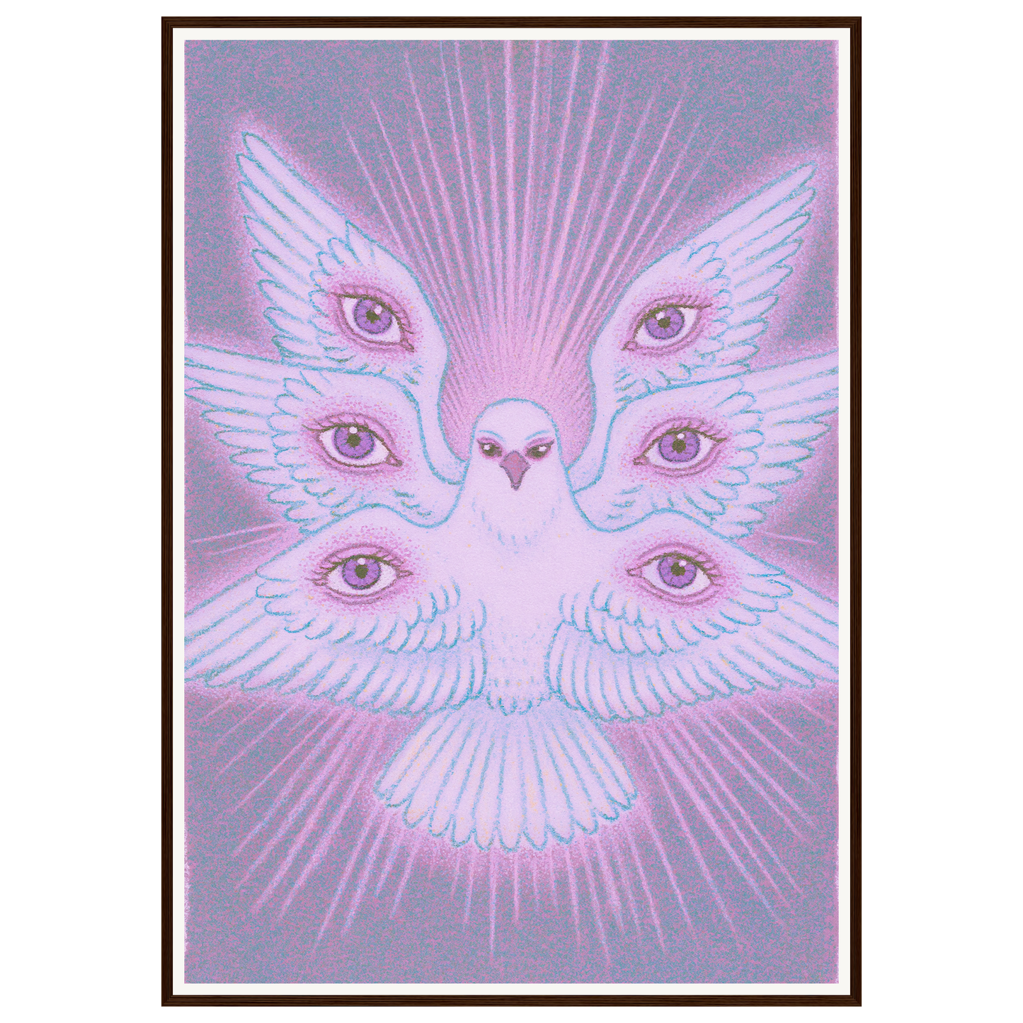 Night Guardian — s3_framed_dark_wood