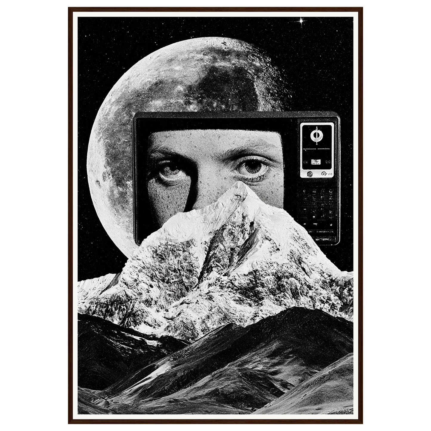 Distant Signal — s3_framed_dark_wood