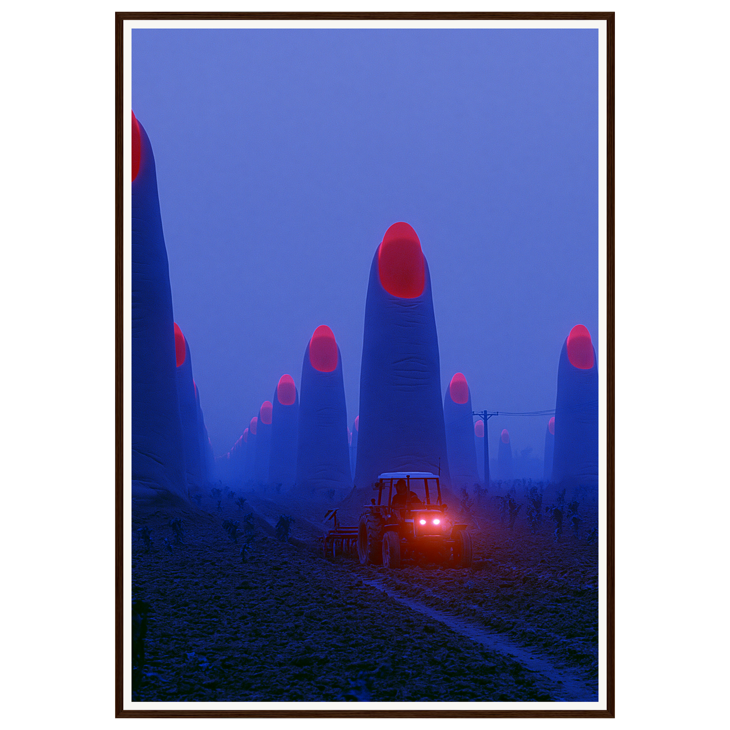 Foggy Trail — s3_framed_dark_wood