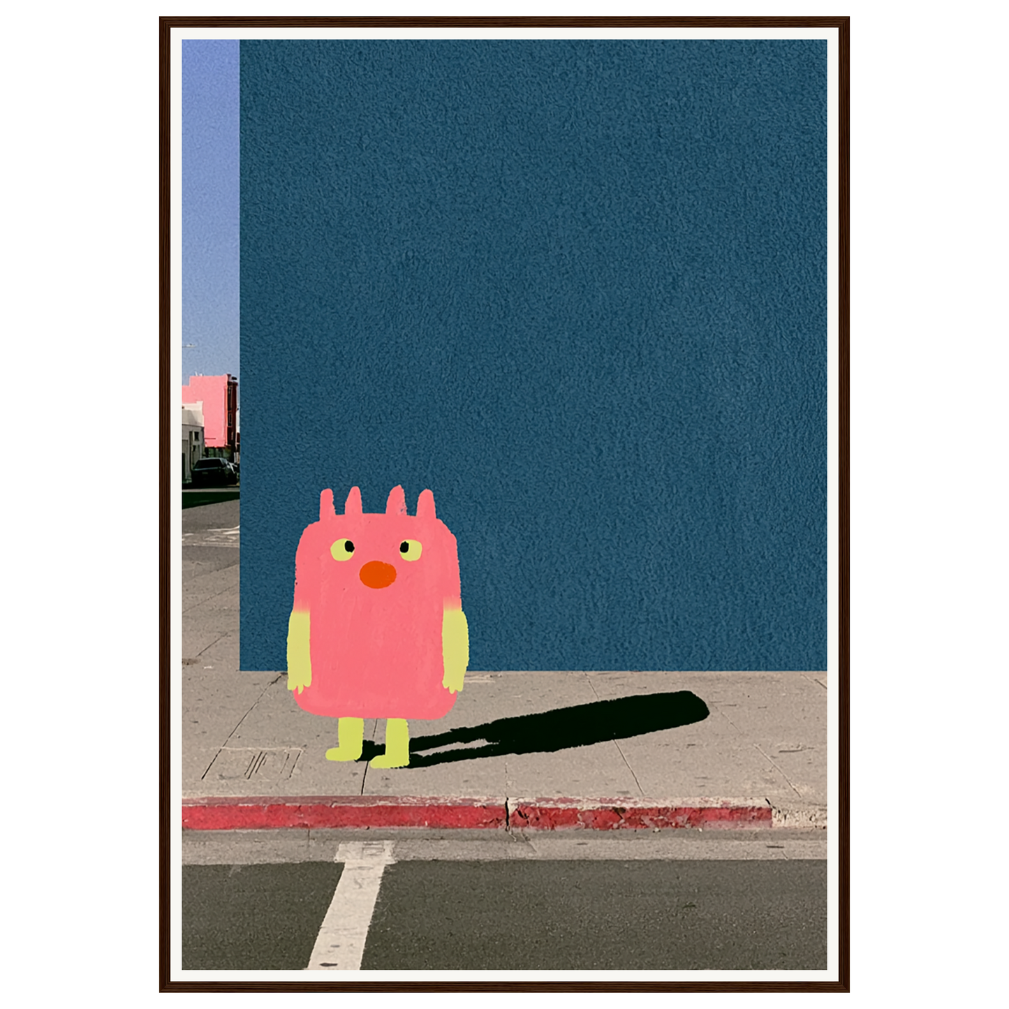 City Visitor — s3_framed_dark_wood